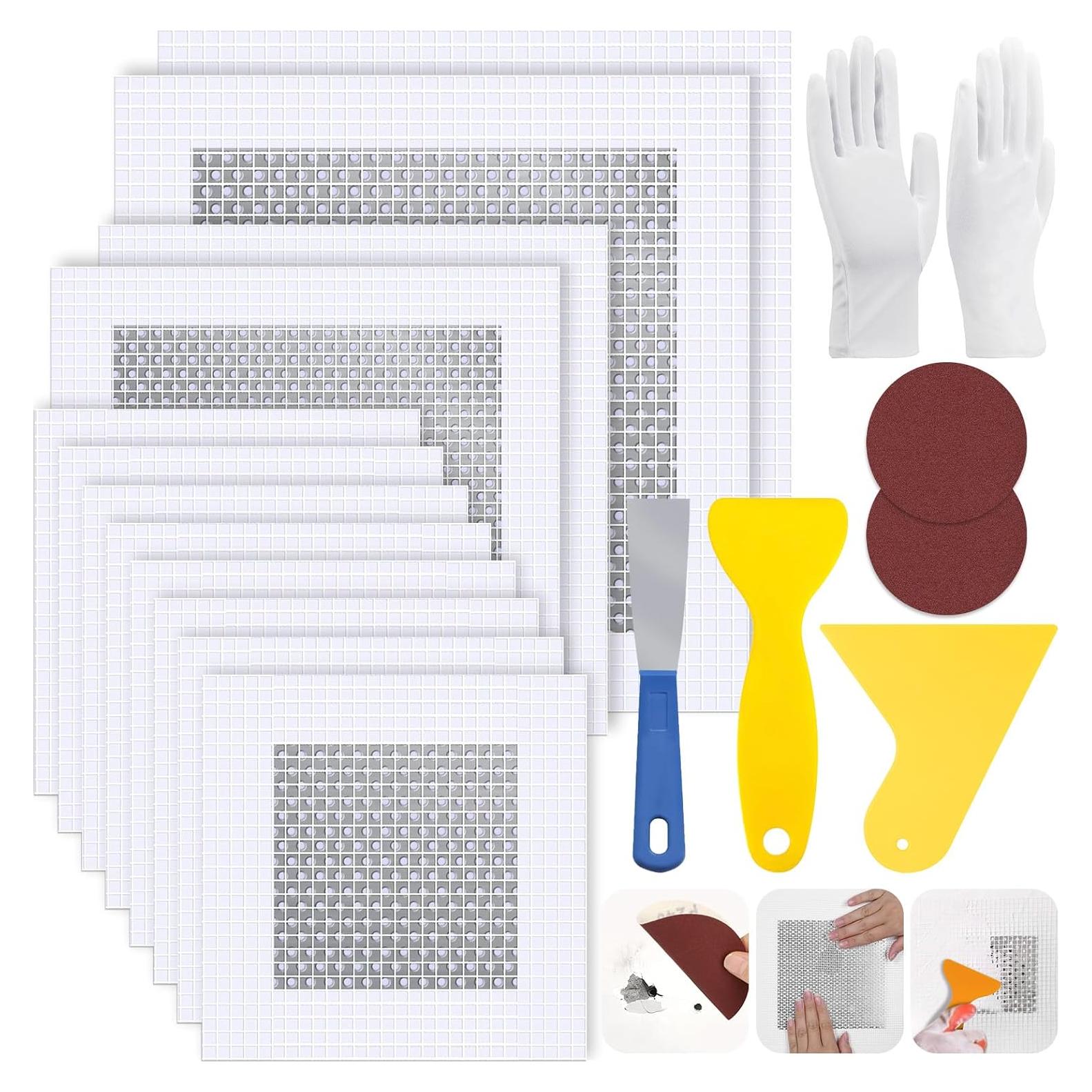 Kit de Parcheo de Pared LifeisLuck 12 PCS 4/6/8 Pulgadas