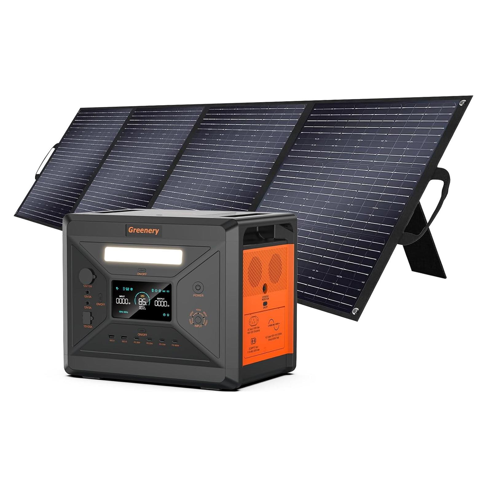 Estación de Energía Solar Greenery Q2501 Pro 2500W 2304Wh