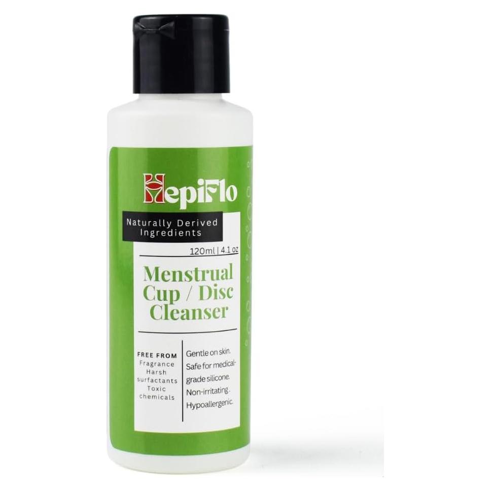 Gel Limpiador Menstrual HepiFlo 120ml - Natural y Hipoalergénico