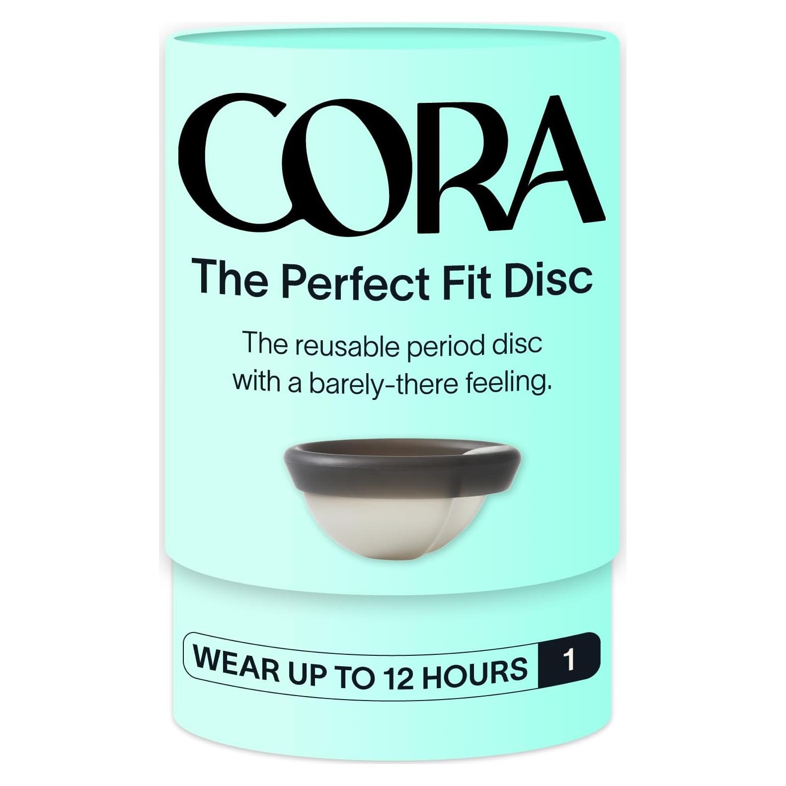 Disco Menstrual Reutilizable Cora | Silicona Grado Médico | Hasta 12 Horas