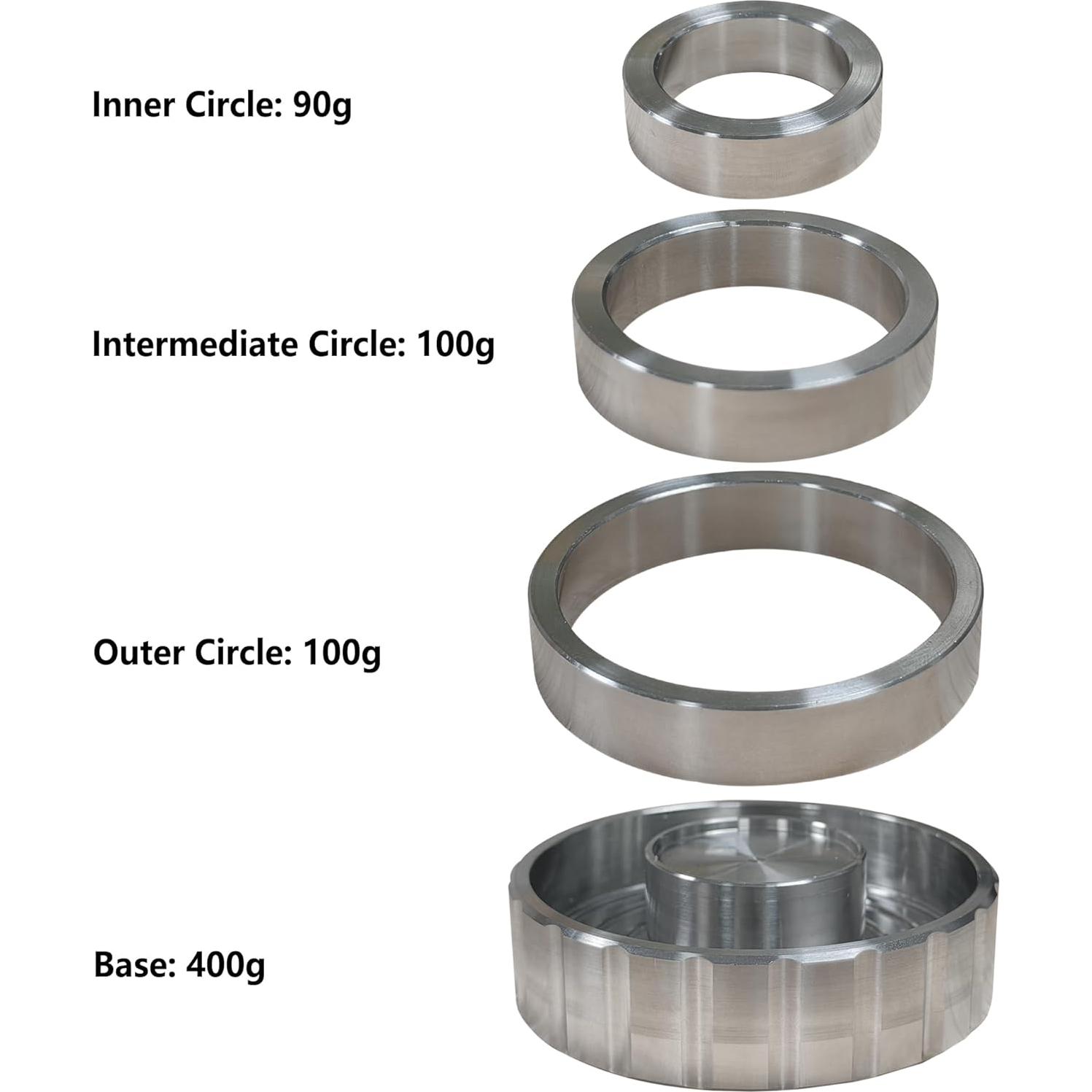 Estabilizador de peso ajustable Rockhouse RWS-01 0.69kg para vinilos