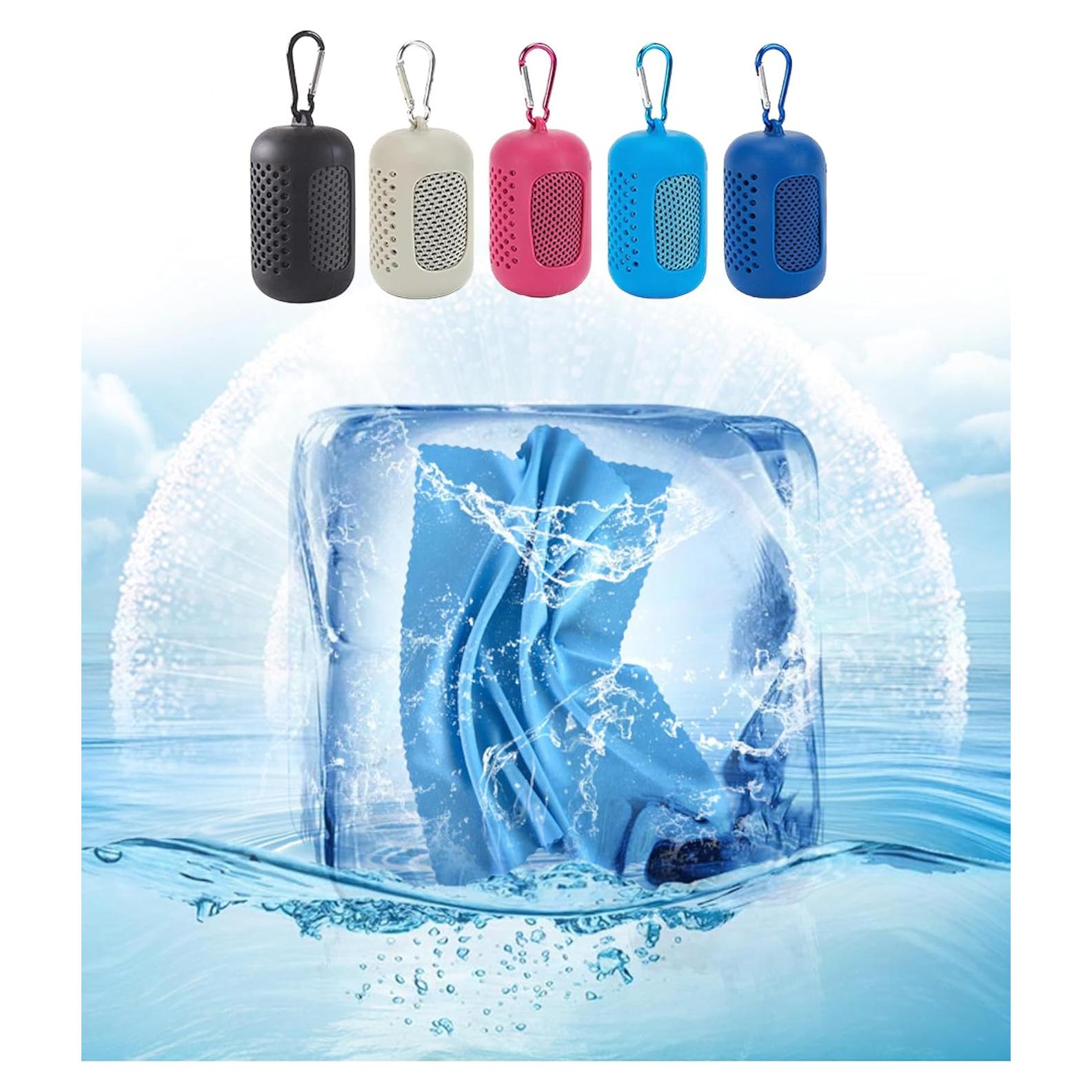 Toallas de Enfriamiento 5 Pcs Genérico Microfibra 30x80cm