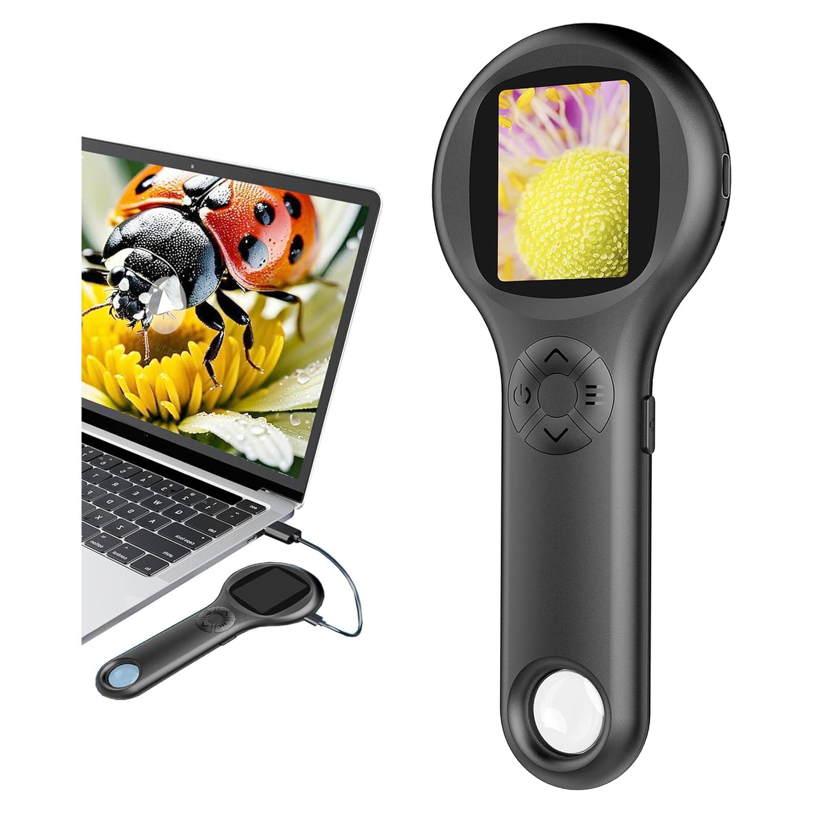 Microscopio Digital de Bolsillo T TAKMLY 500x USB Portátil