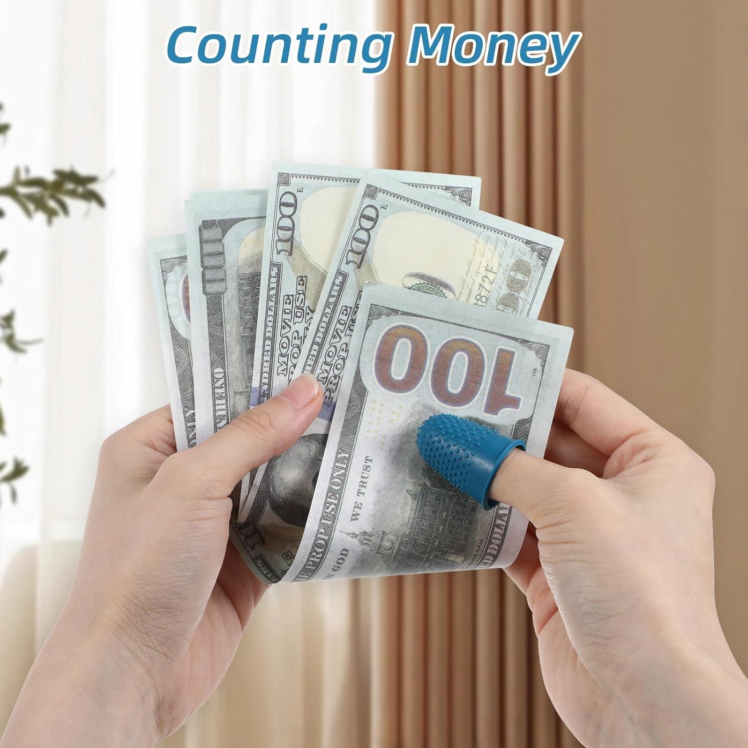 10 Dedales de Silicona Mabor para Protección de Dedos - Colores Variados