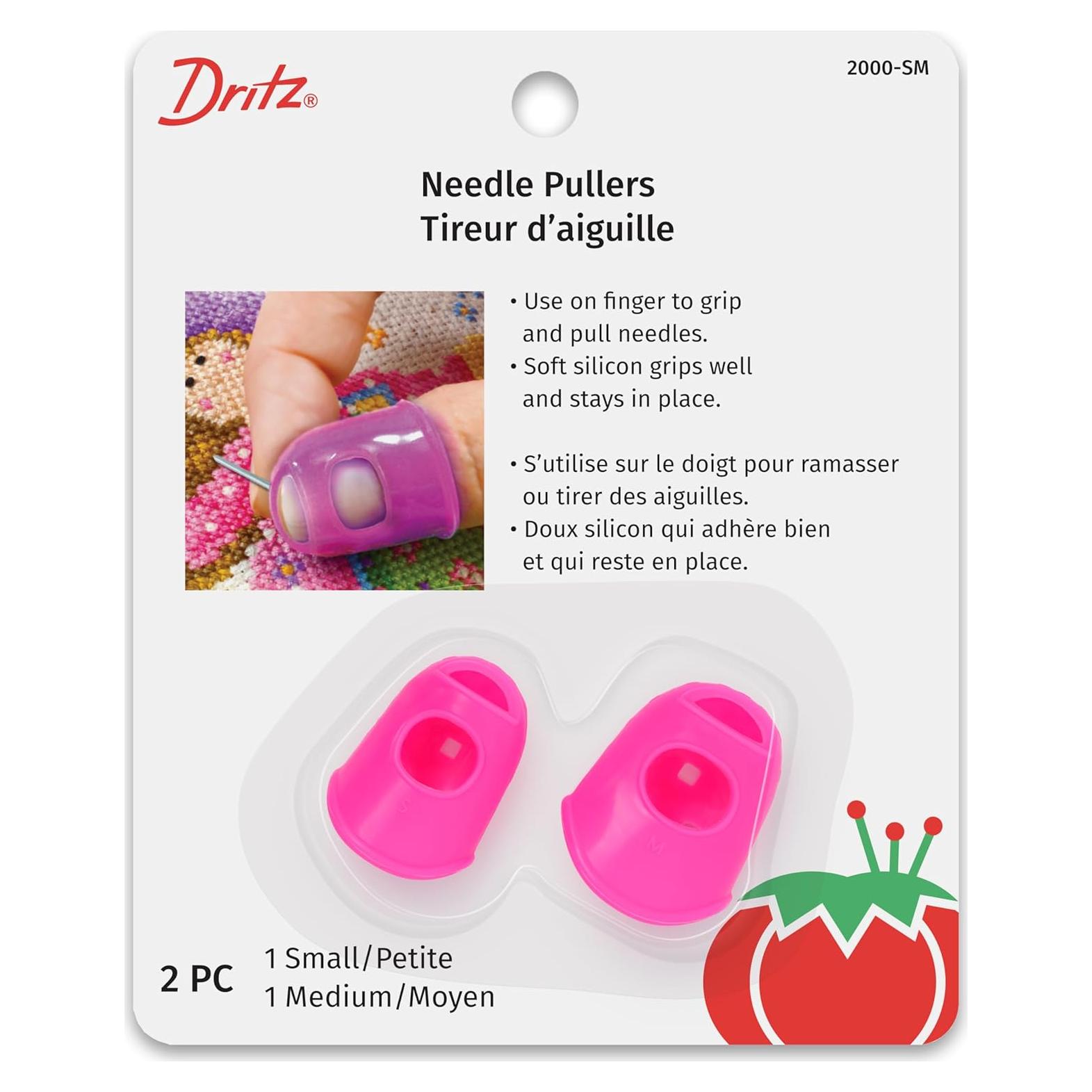 Extractor de Agujas Dritz 2 Piezas Pequeño/Mediano Rosa