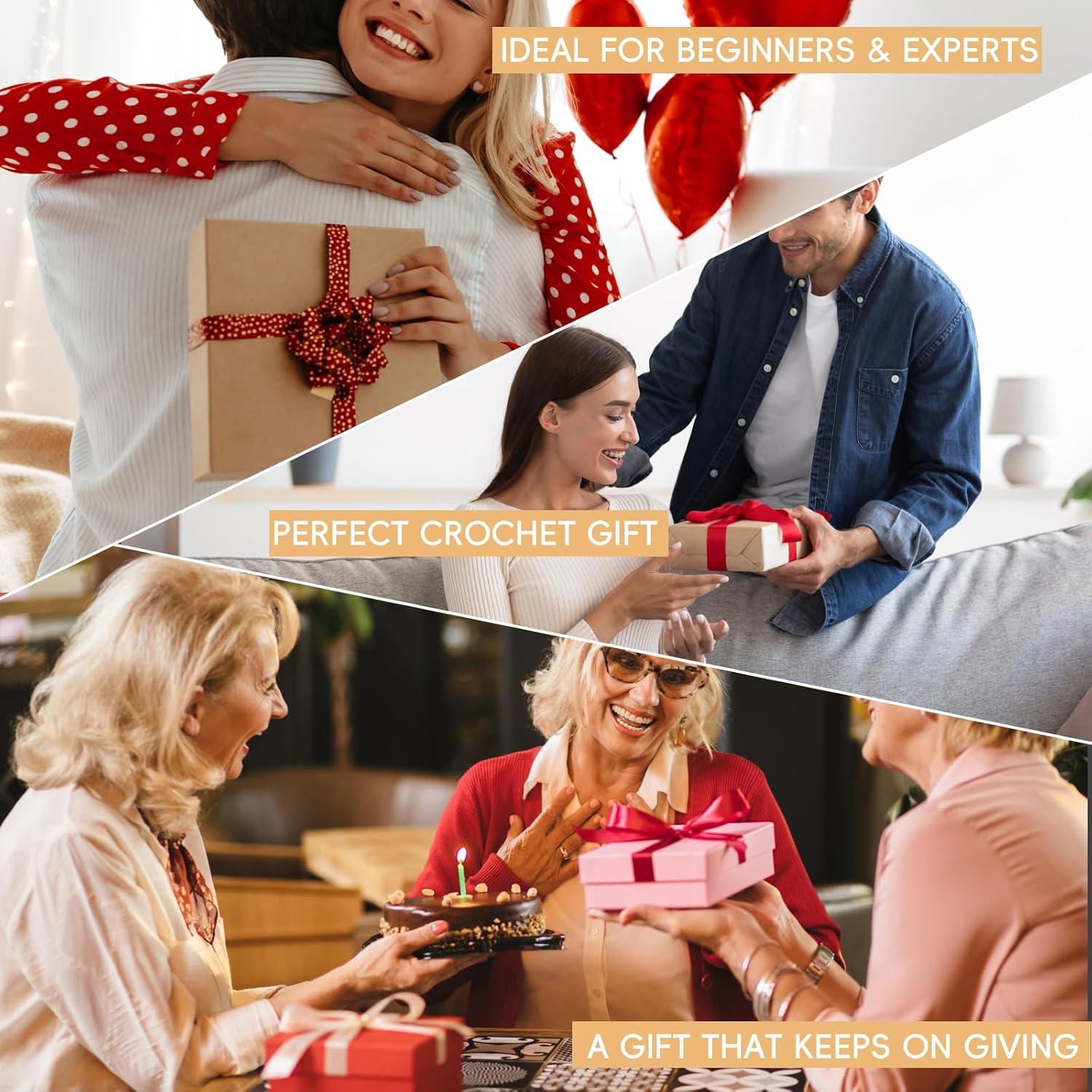 Juego de Ganchillos Intercambiables Weabetfu 3mm-10mm Ergonómico