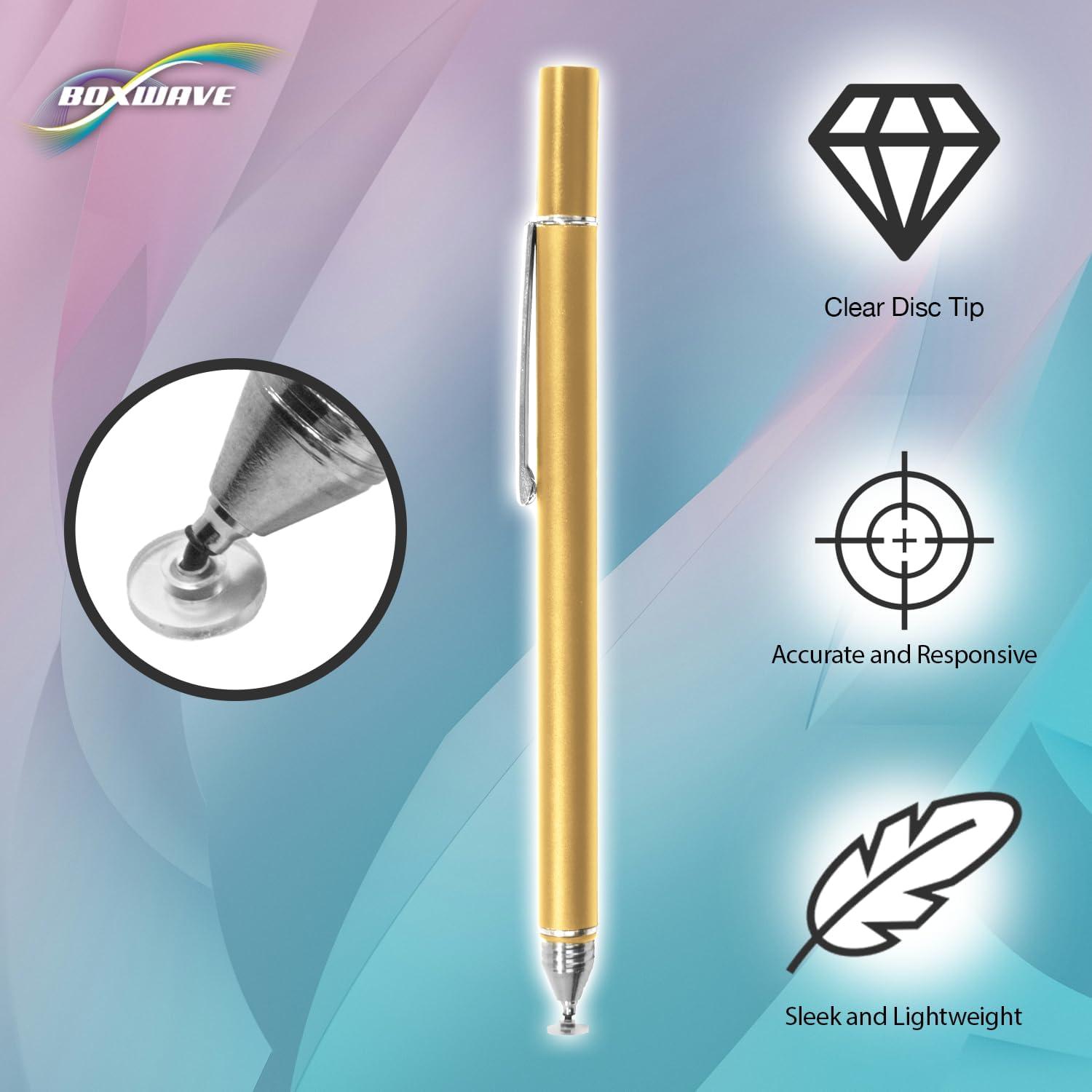Stylus Capacitivo BoxWave FineTouch para Visual Land 10QL - Oro