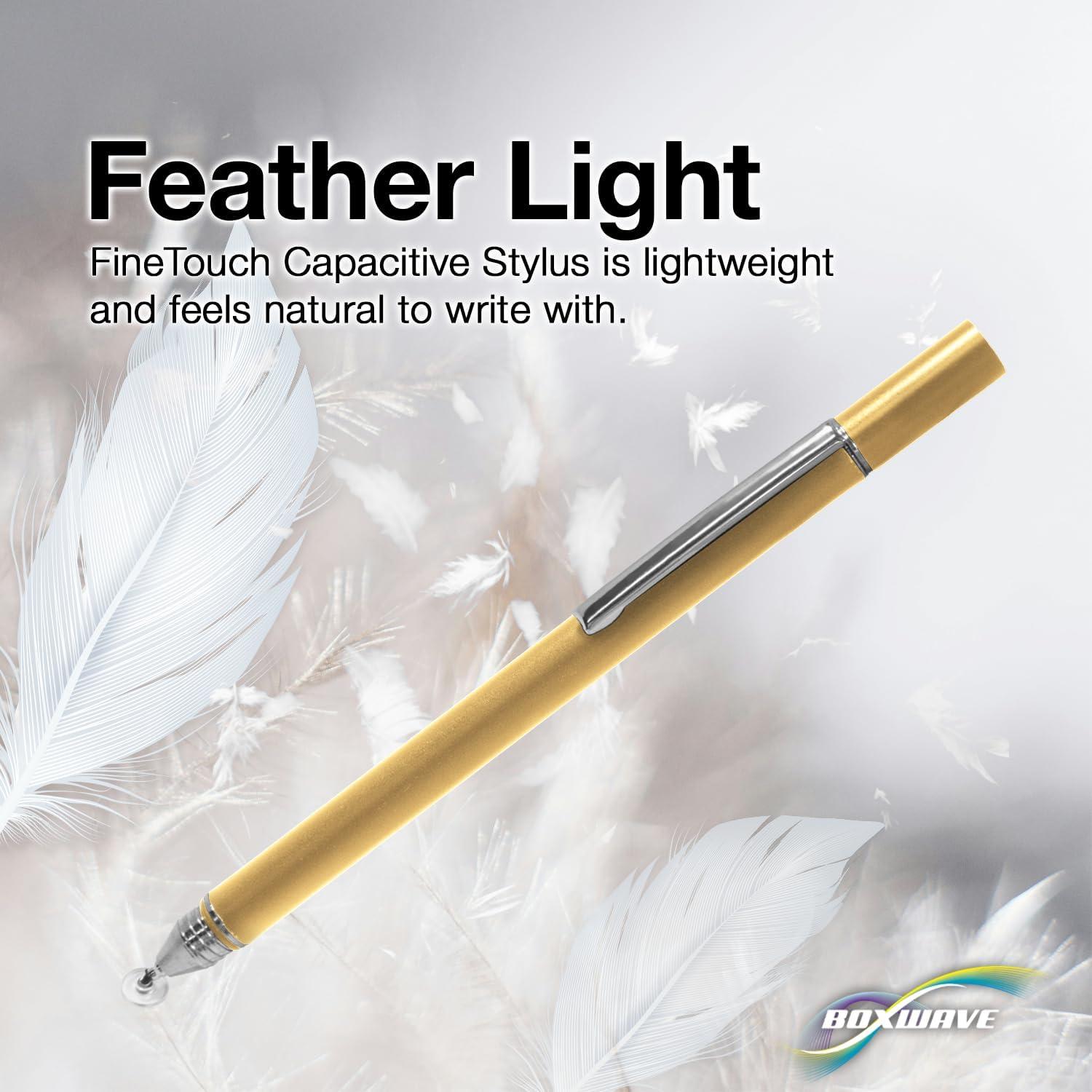 Stylus Capacitivo BoxWave FineTouch para Visual Land 10QL - Oro