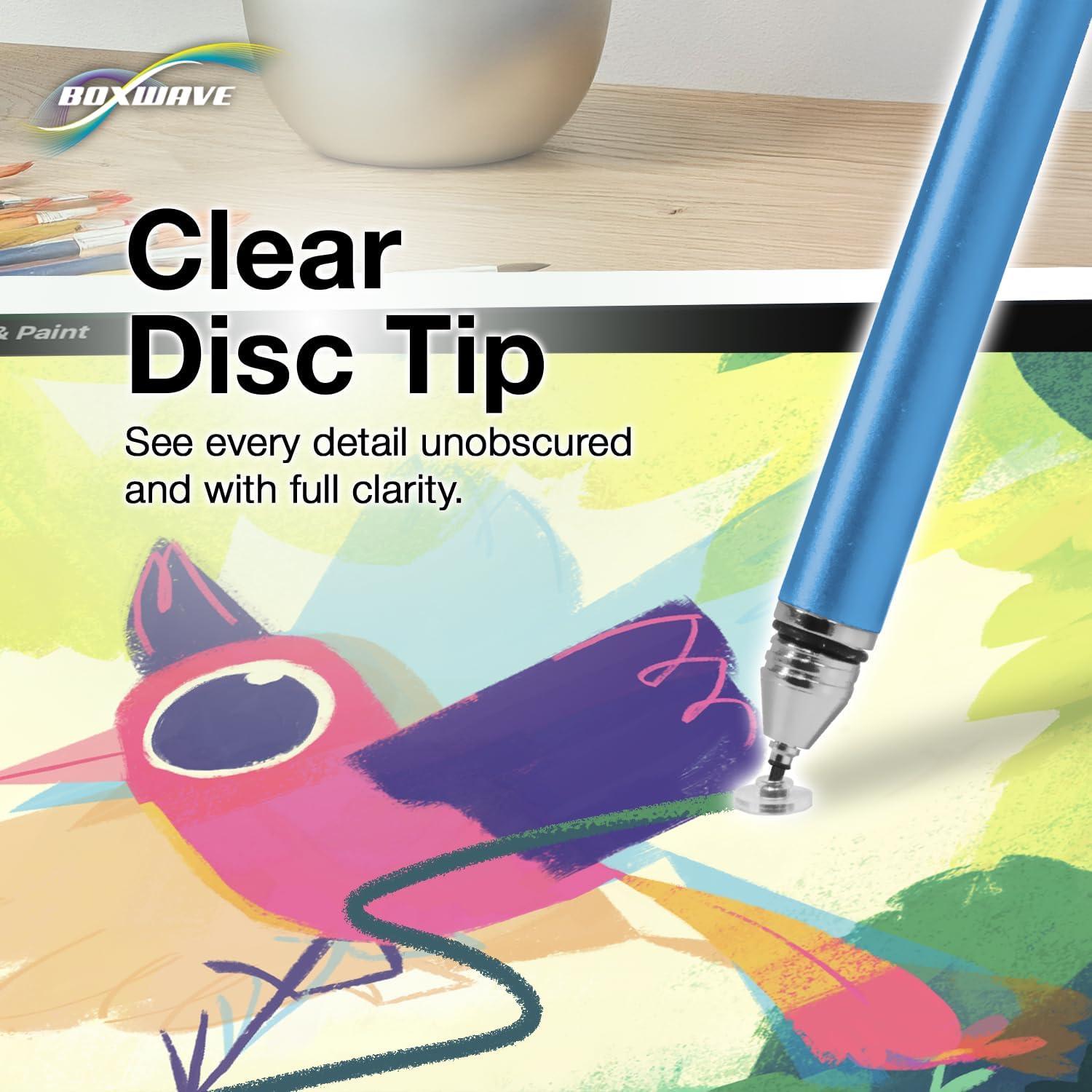 Stylus Pen BoxWave FineTouch Capacitivo Azul para Toast Go 2