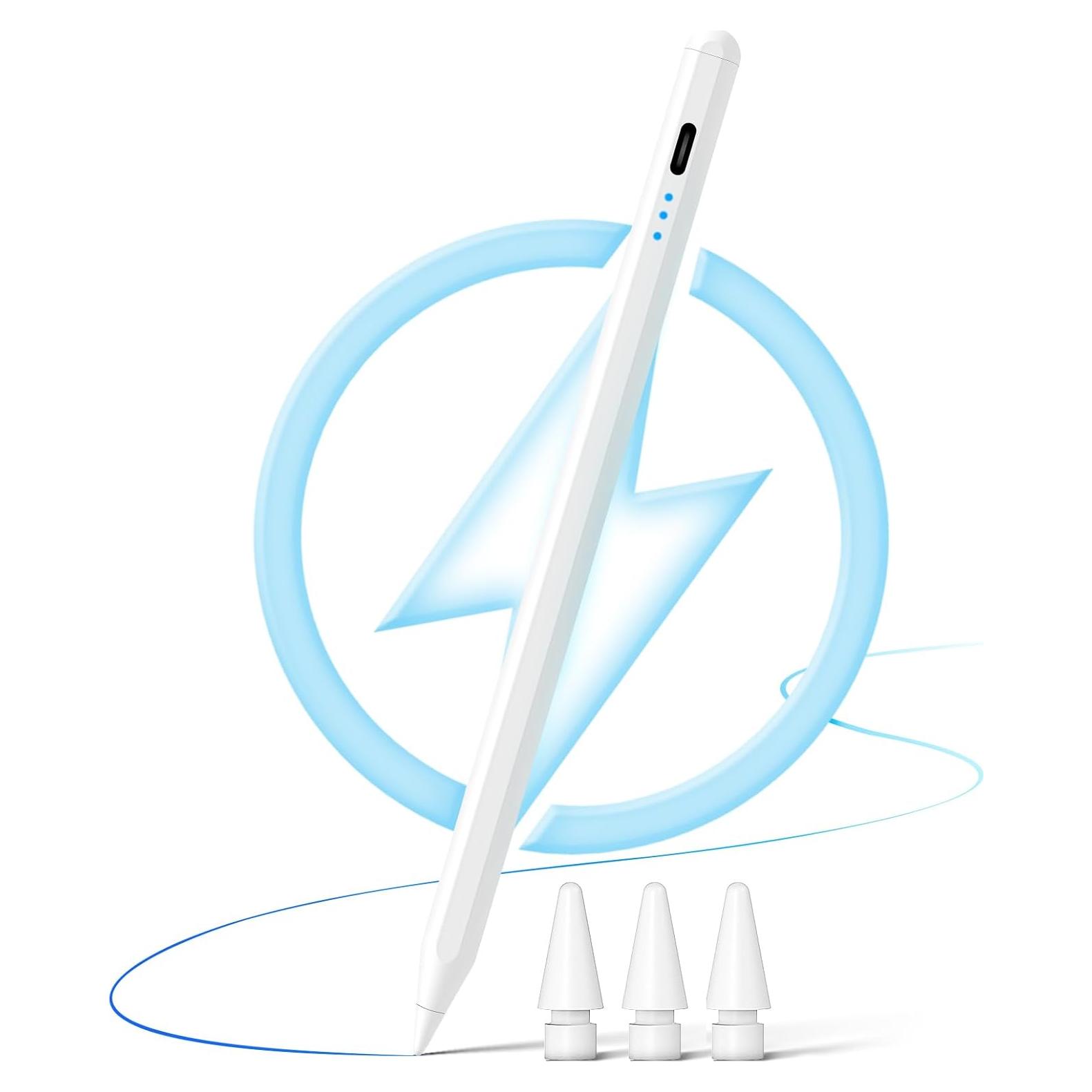 Lápiz Stylus para iPad 2018-2024 Pocamax Carga Rápida