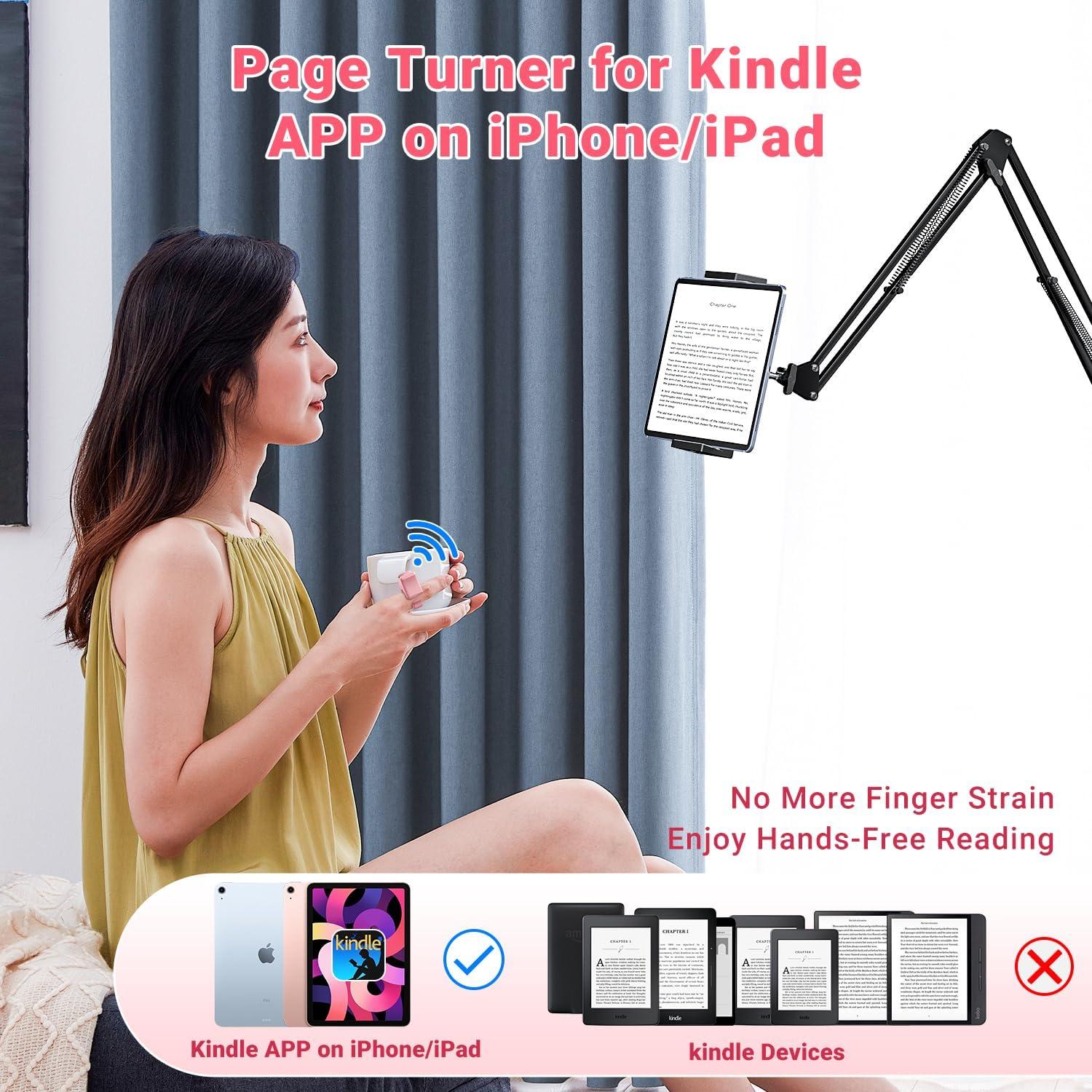 Anillo de Desplazamiento Bluetooth JIMZOO Rosa para TikTok y Kindle