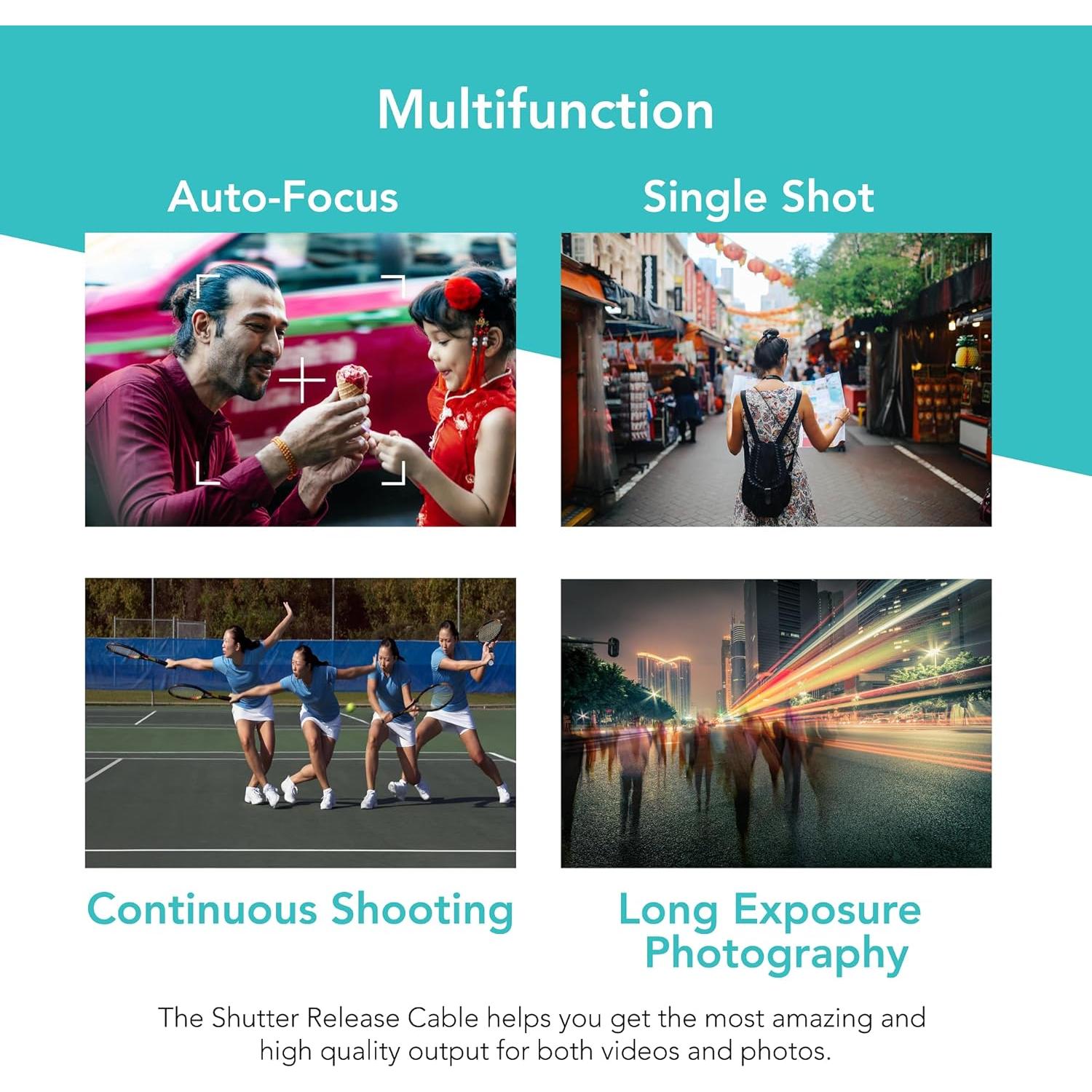 Cable de Control Remoto Foto&Tech N3 4.57m para Nikon