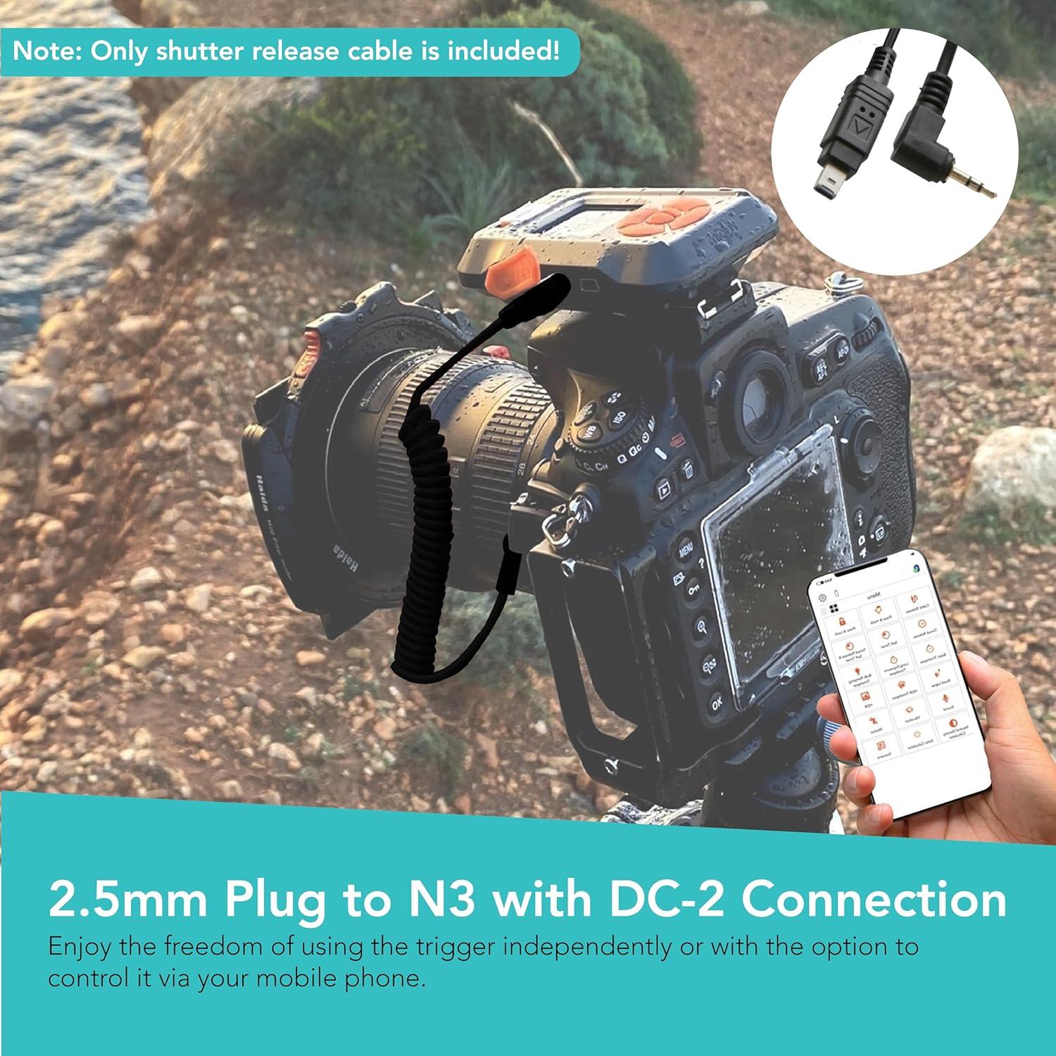 Cable de liberación de obturador remoto Foto&Tech N3 2.5mm