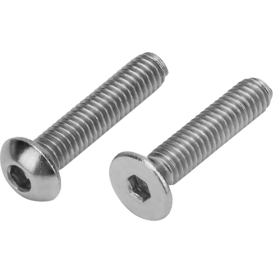 Juego de Tornillos Hexagonales Agatige 500 Pcs Acero Inoxidable M2.5