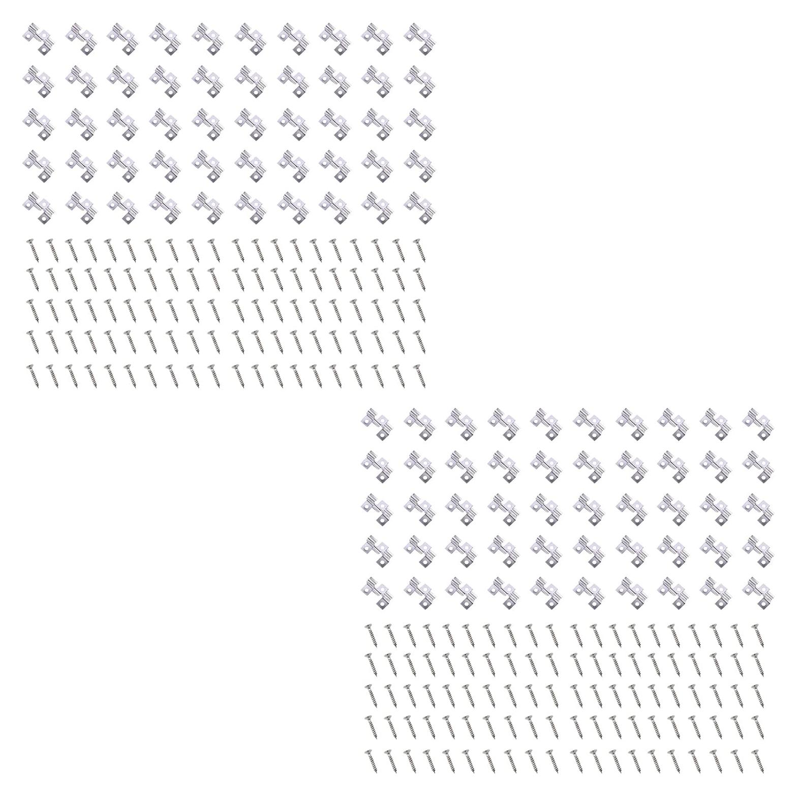 Clip de fijación oculto acero inoxidable Auto-plaza 100 unidades