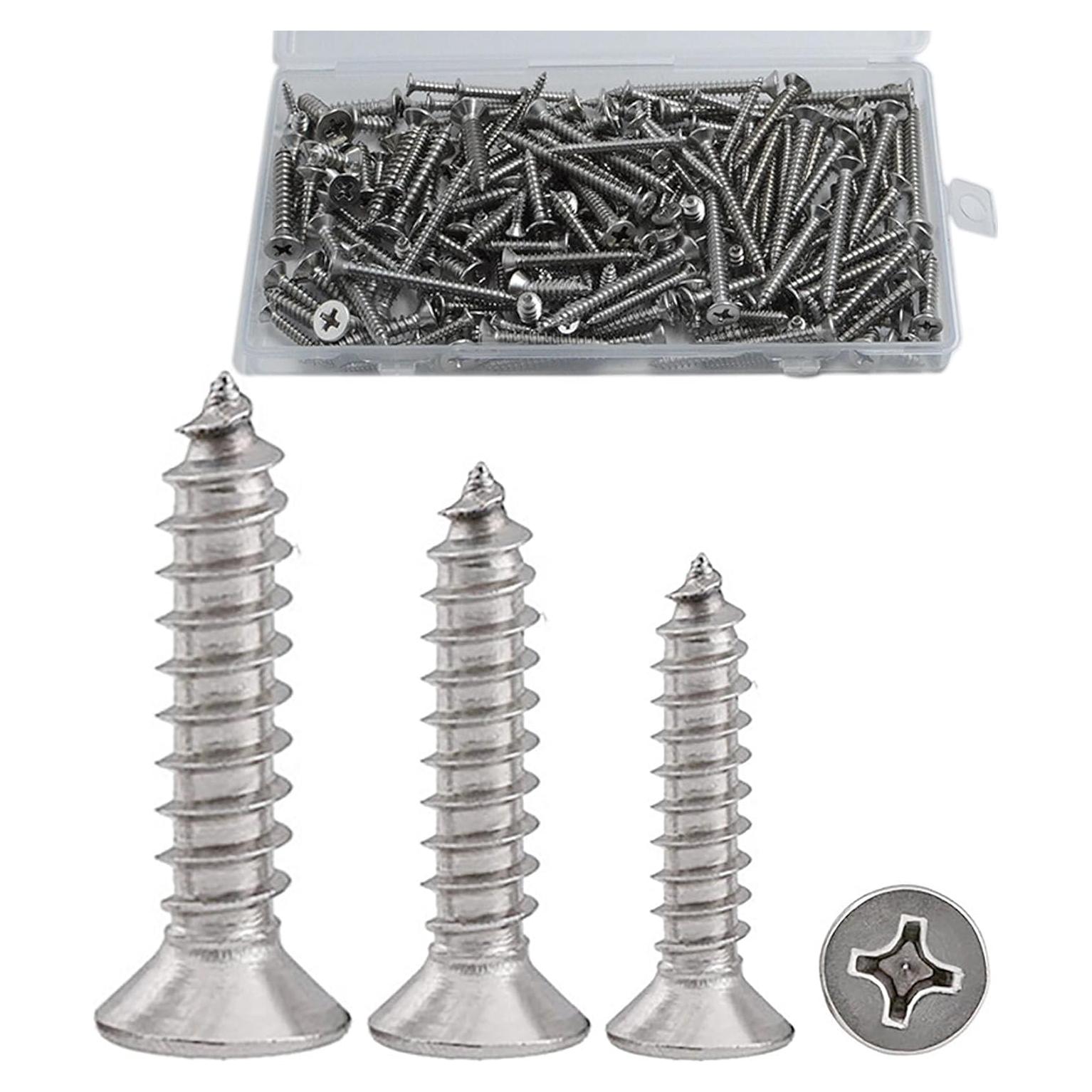 Juego de Tornillos Autoperforantes YIKANGHENG 400 Pcs M3