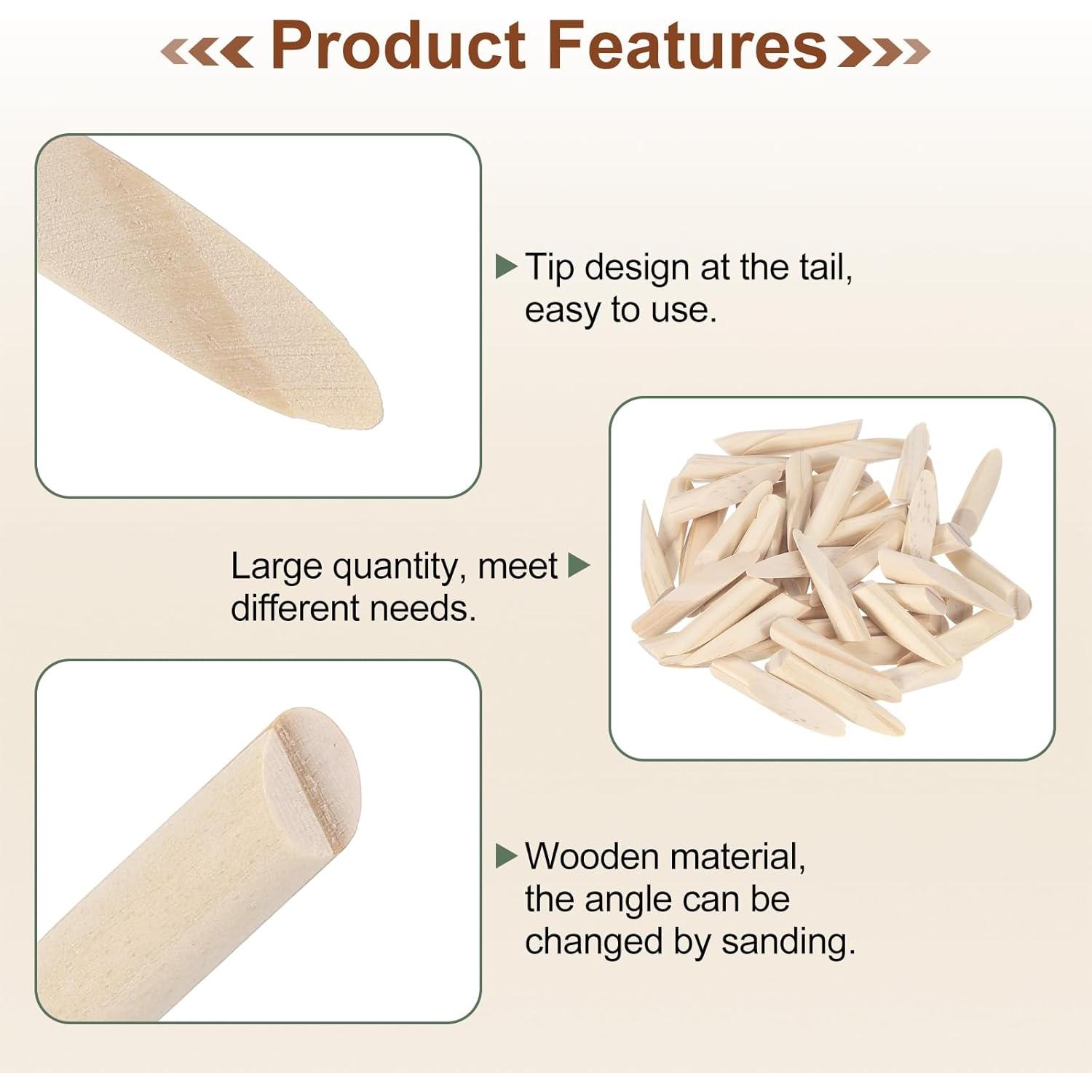 150 Tapones de Agujero de Madera de Pino uxcell 9.5mm