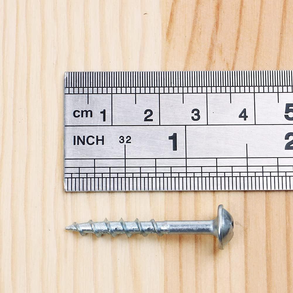 Tornillos de Agujero de Bolsillo AUTOTOOLHOME 3.18 cm 100 Piezas