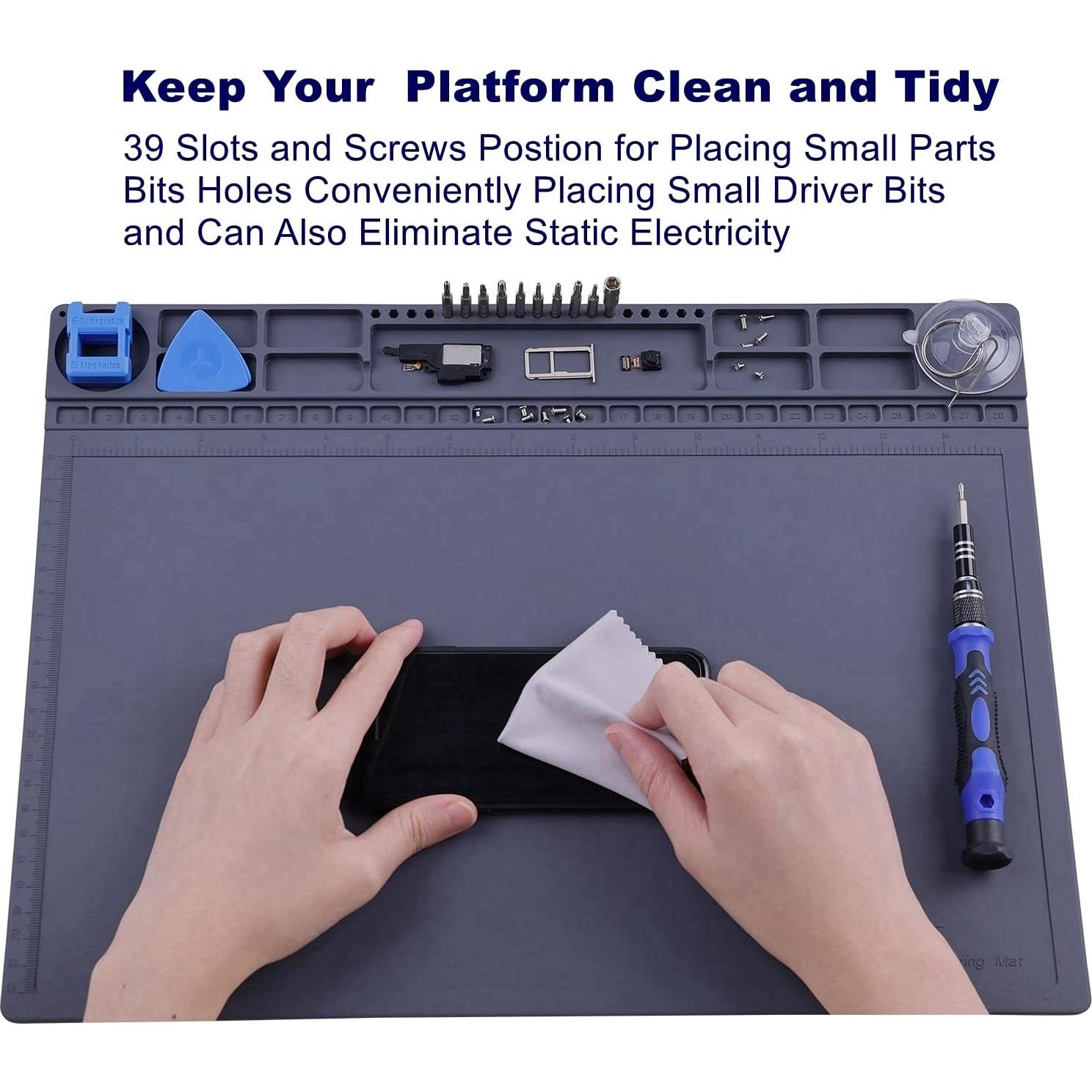 Alfombrilla Antiestática ESD IUZIT 30.5x40.6cm Resistente al Calor