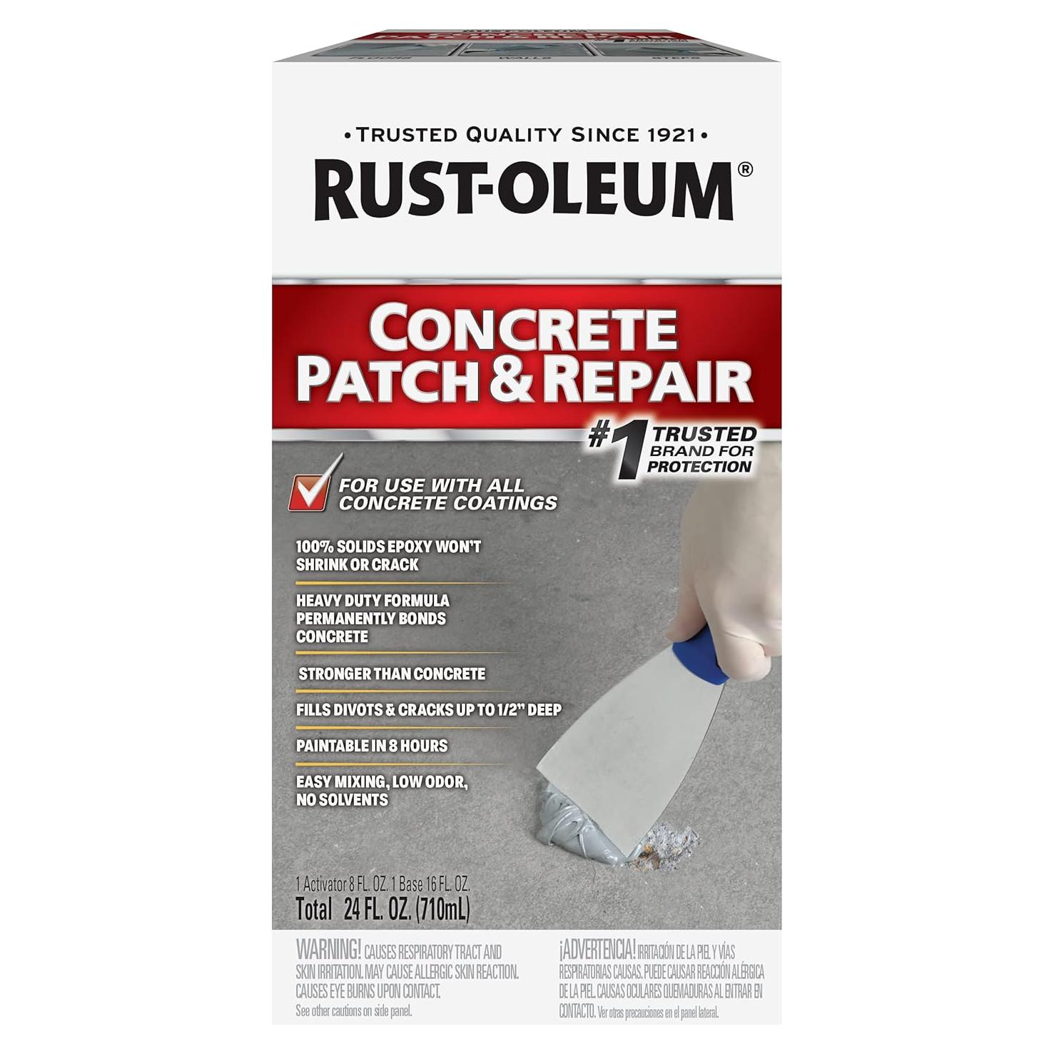 Parche y Reparación de Concreto Rust-Oleum 301012 24 oz Gris