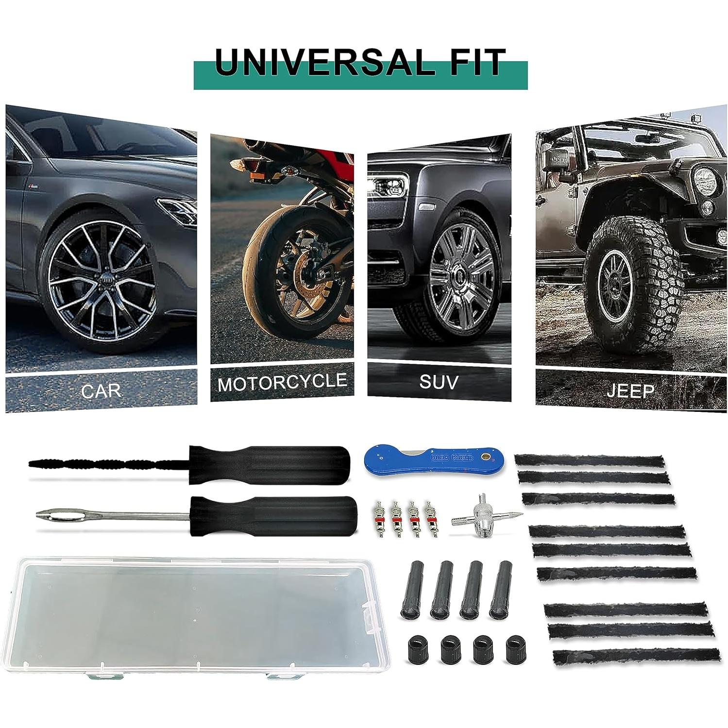 Kit de Reparación de Neumáticos ZERINT 26 Piezas