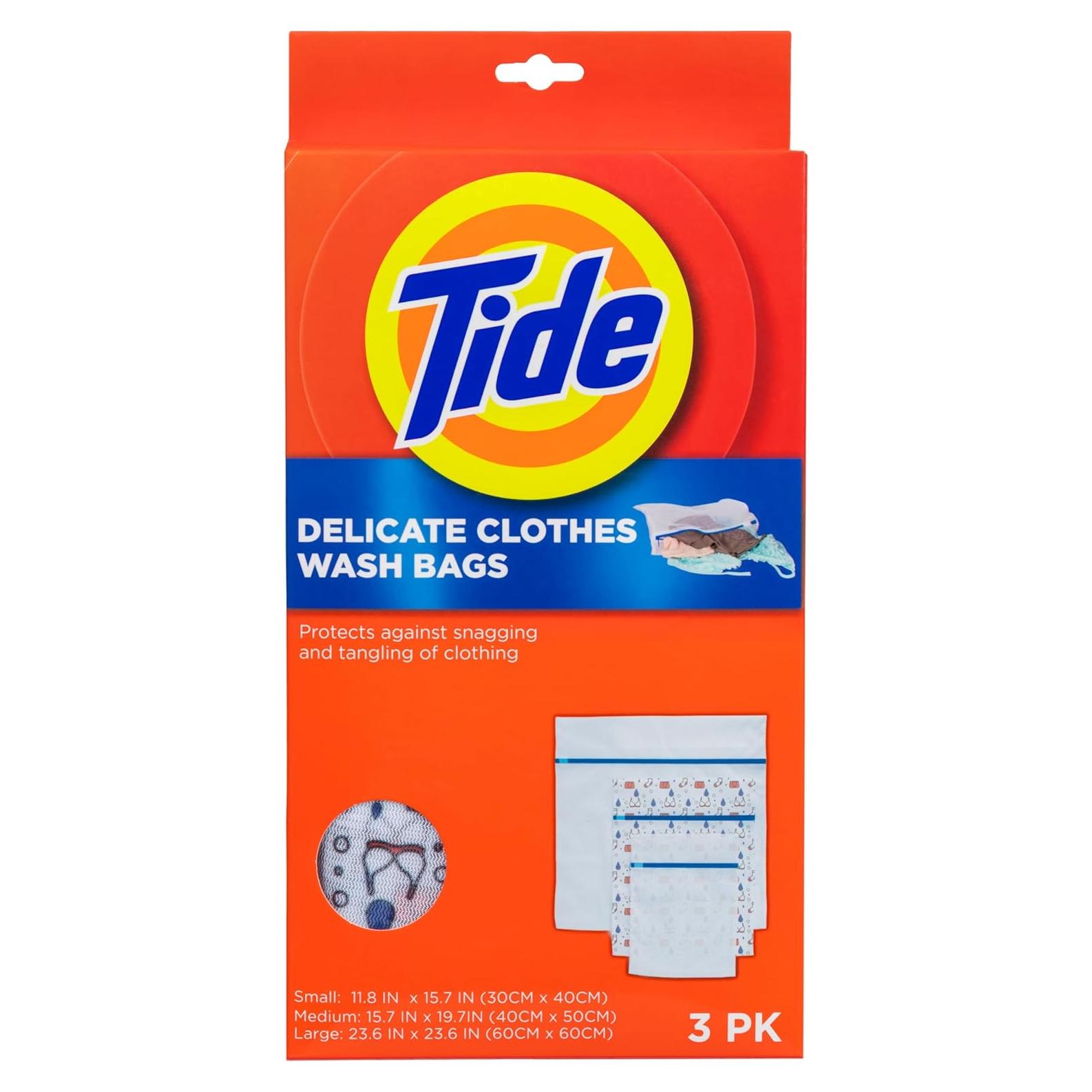 Bolsas de Lavado de Malla Tide - 3 Tamaños para Ropa Delicada