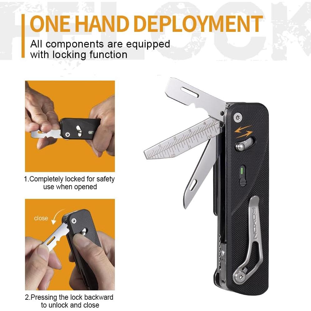 Tijeras Flex Roxon S505G Multiherramienta Modular 178g