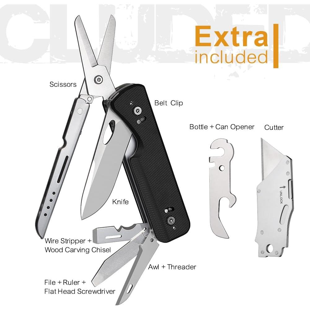 Tijeras Flex Roxon S505G Multiherramienta Modular 178g