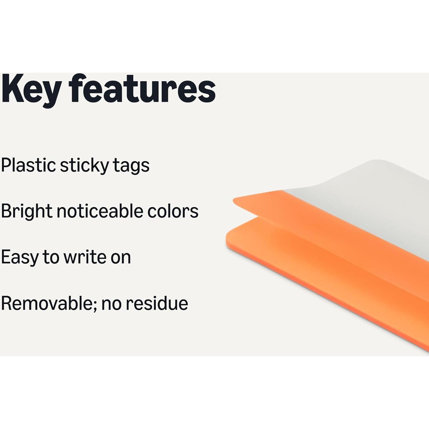 Etiquetas Adhesivas Rectangulares Amazon Basics 500 Pzas 5.08x4.06cm