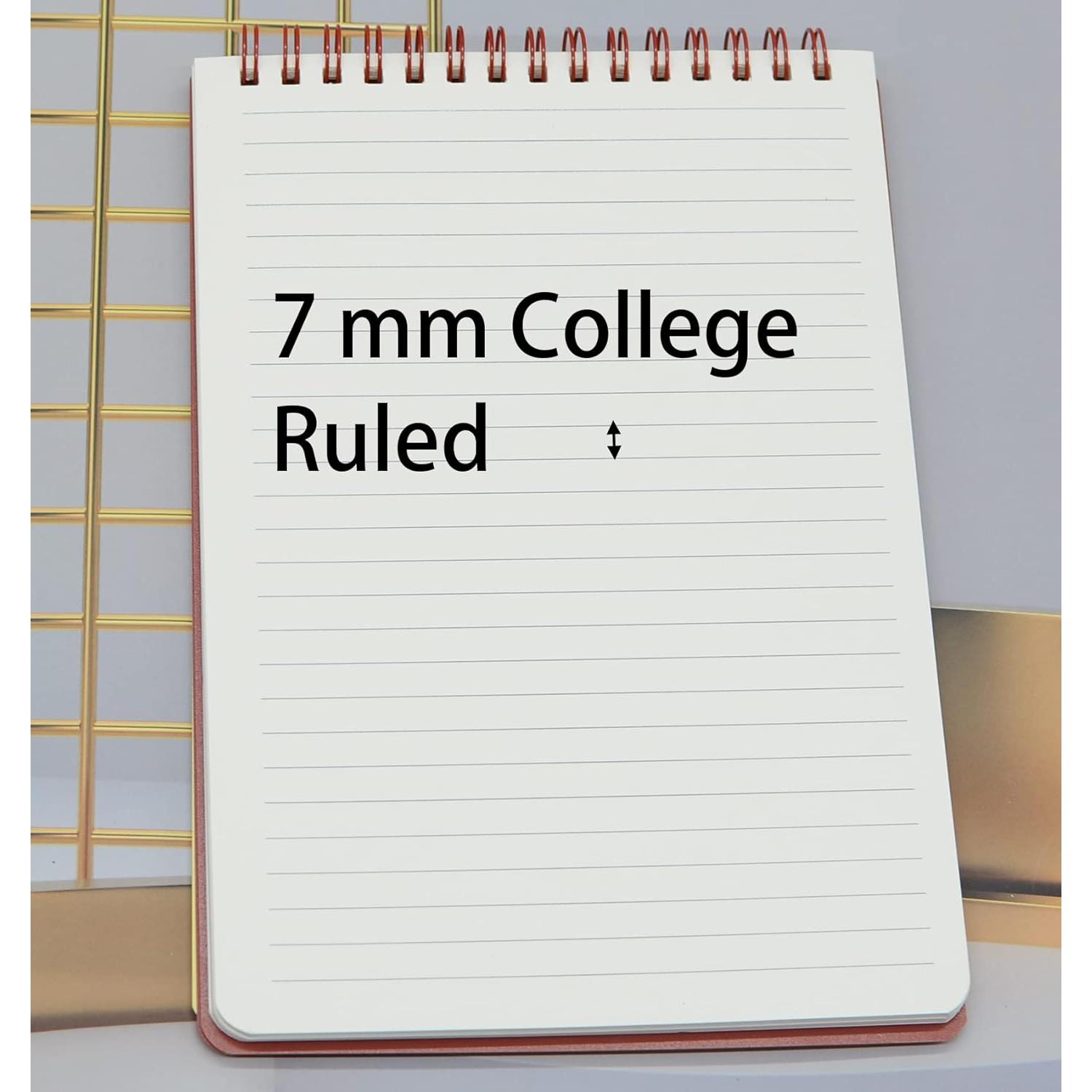 Cuaderno Espiral Yansanido A5 4 Pcs Cubierta Dura 80 Hojas