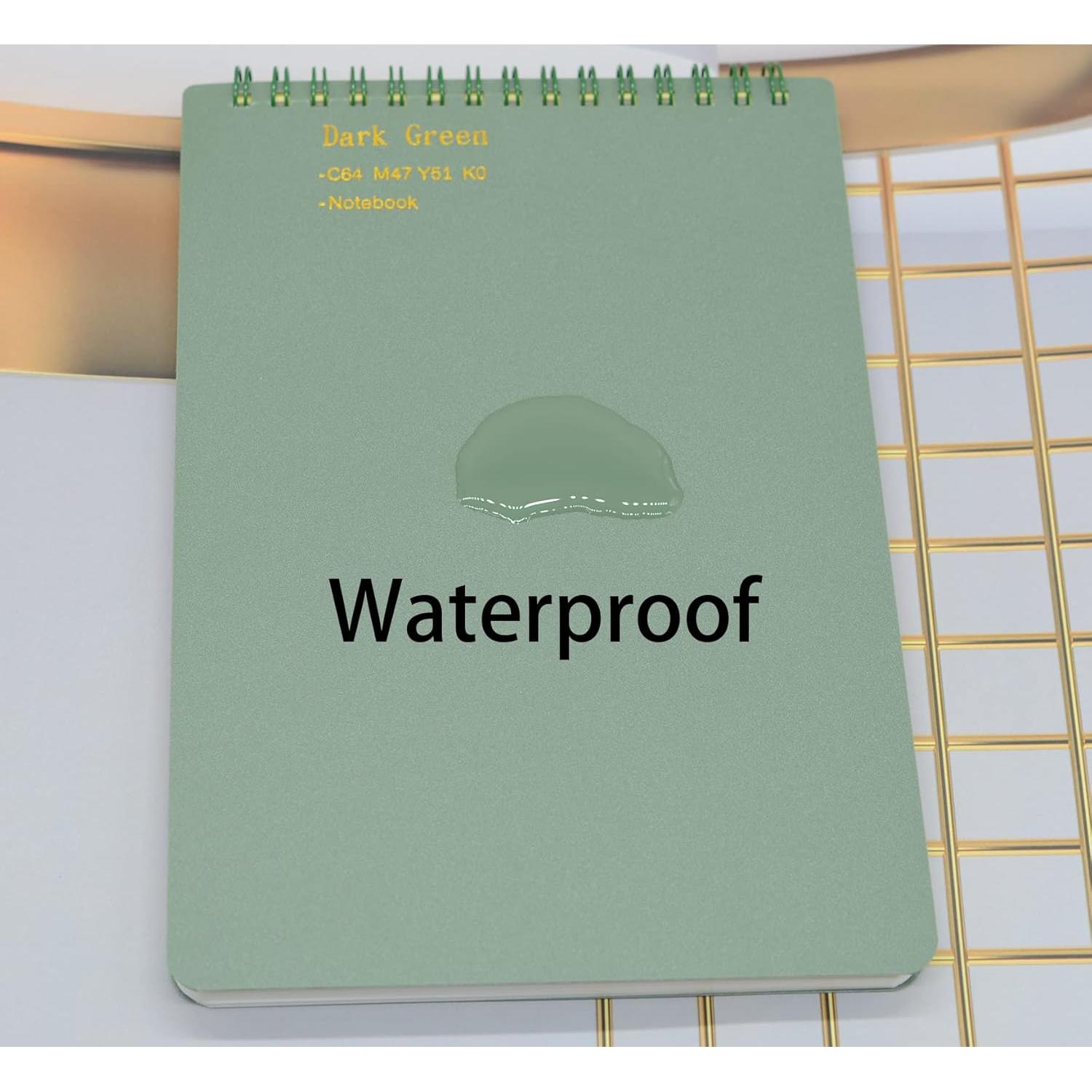 Cuaderno Espiral Yansanido A5 4 Pcs Cubierta Dura 80 Hojas