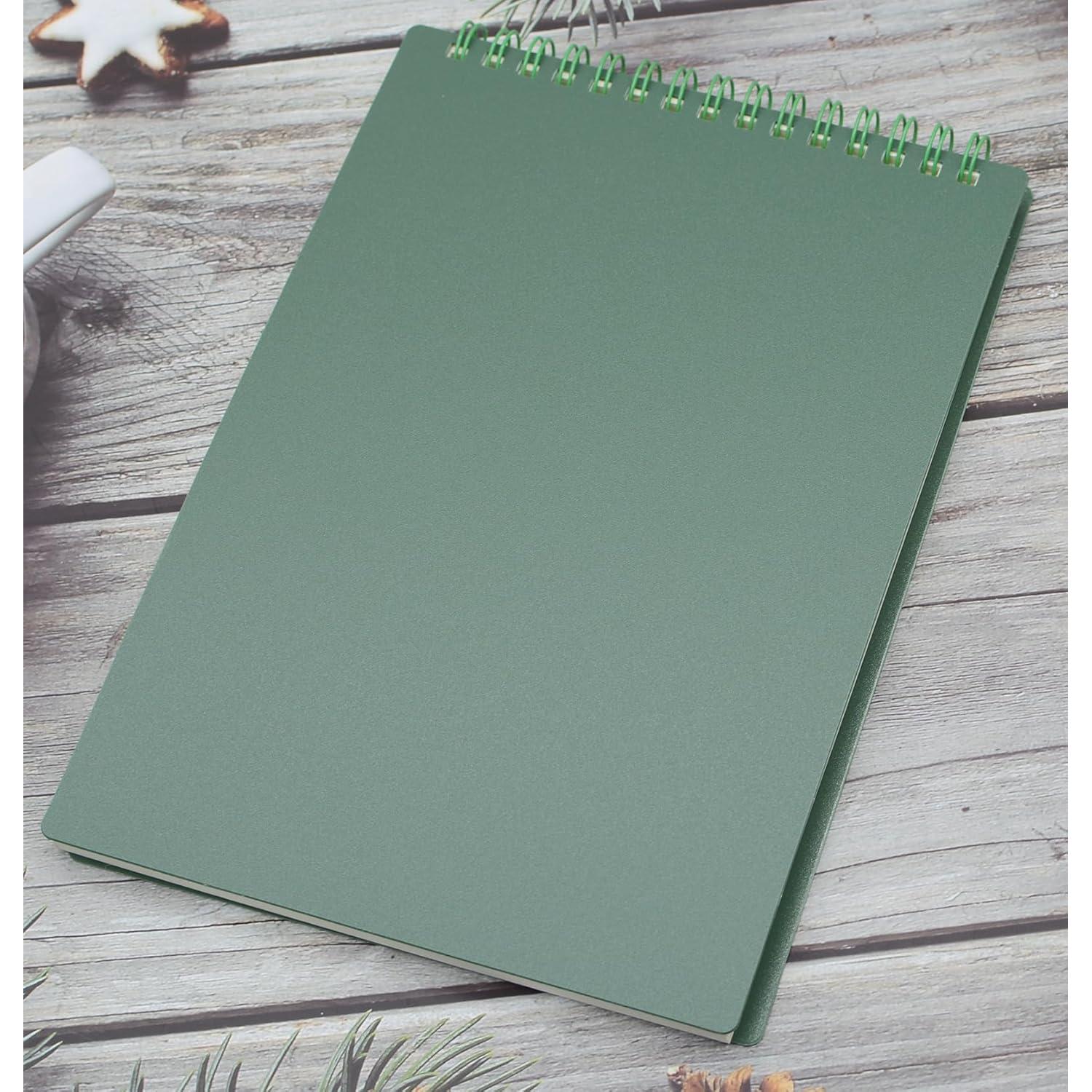 Cuaderno Espiral Yansanido A5 4 Pcs Cubierta Dura 80 Hojas