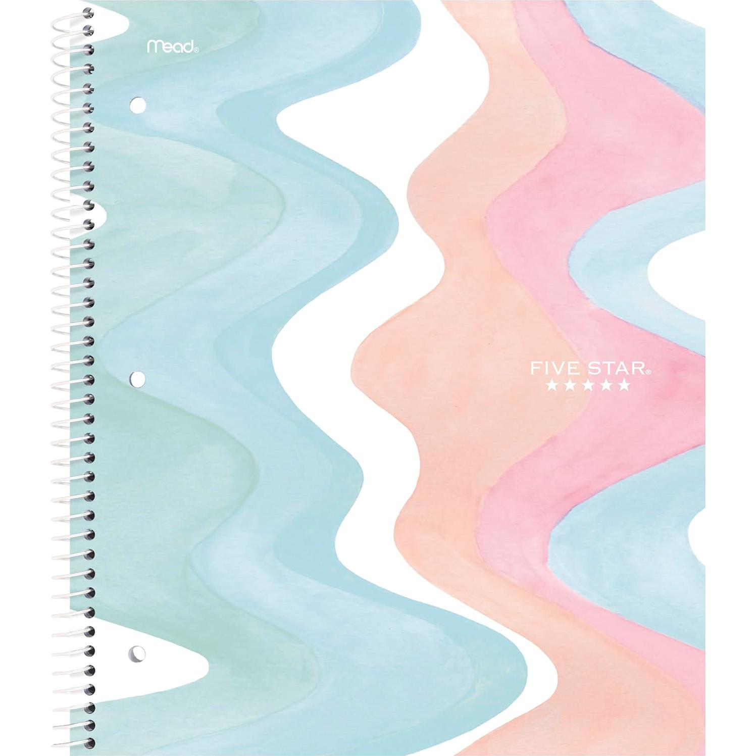 Cuaderno Espiral Five Star 1 Materia 80 Hojas Rayado Ancho