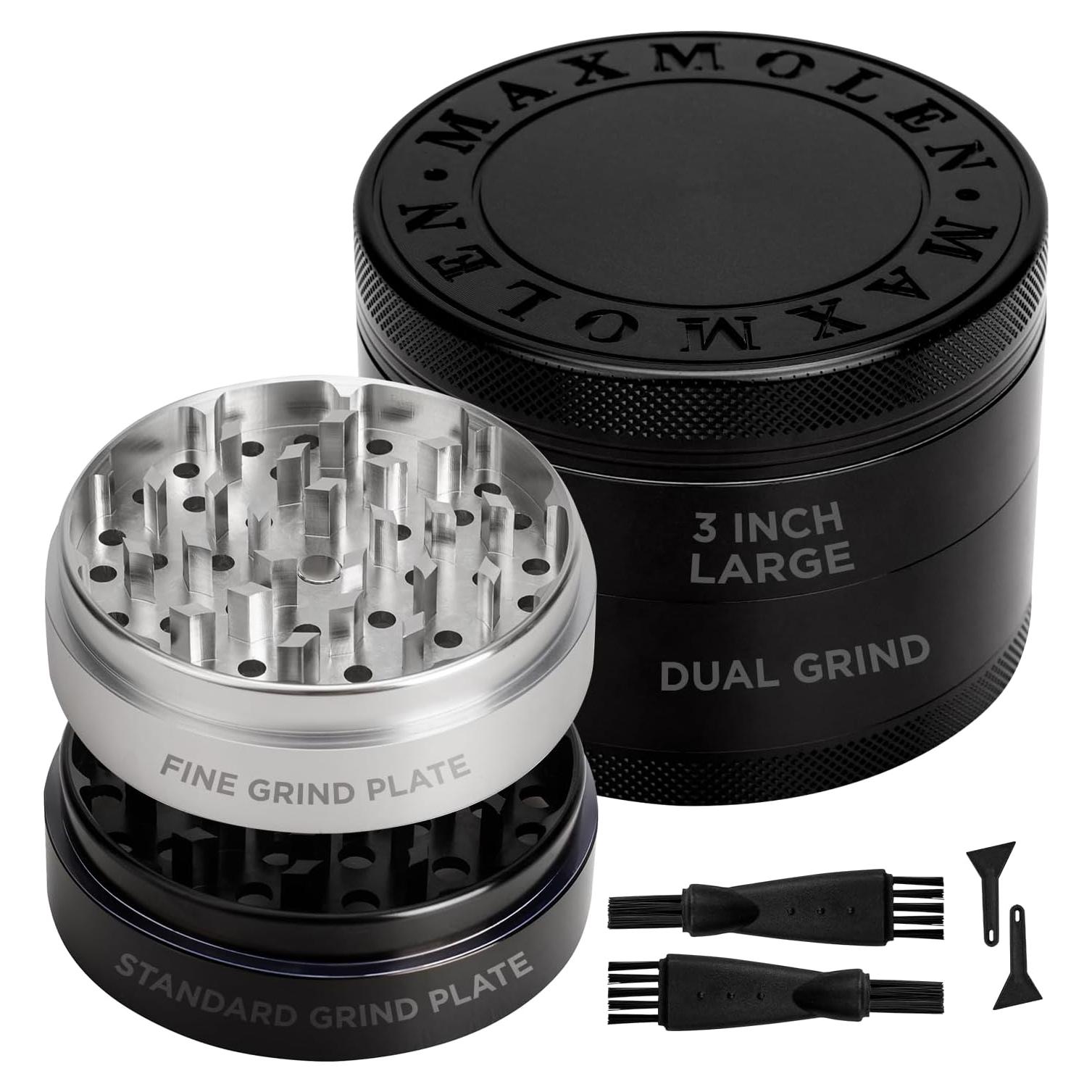 Molino de Especias Manual Gravend 3 Pulgadas Doble Propósito