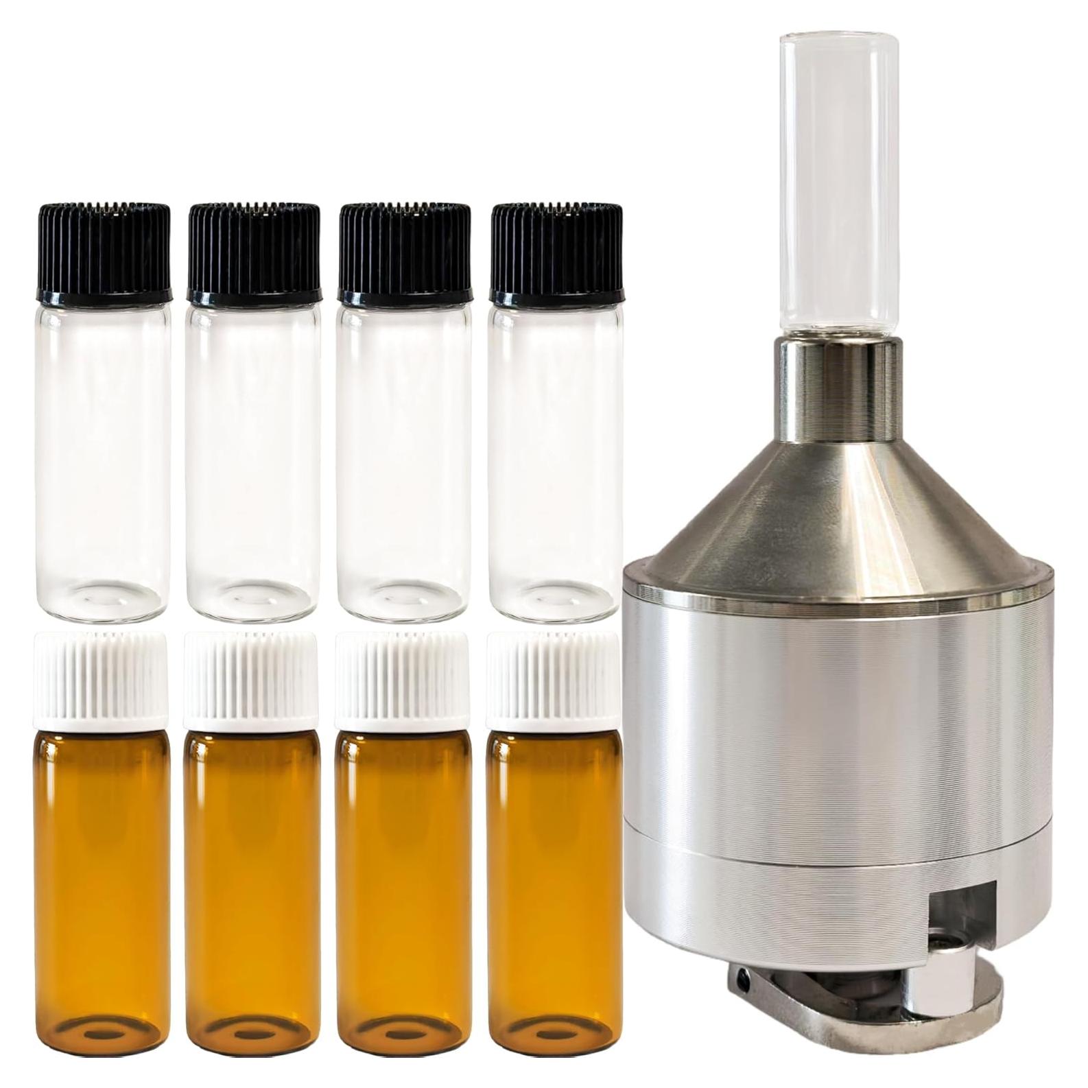 Juego de Molinillos de Especias MuYuDaDi Aluminio Plateado