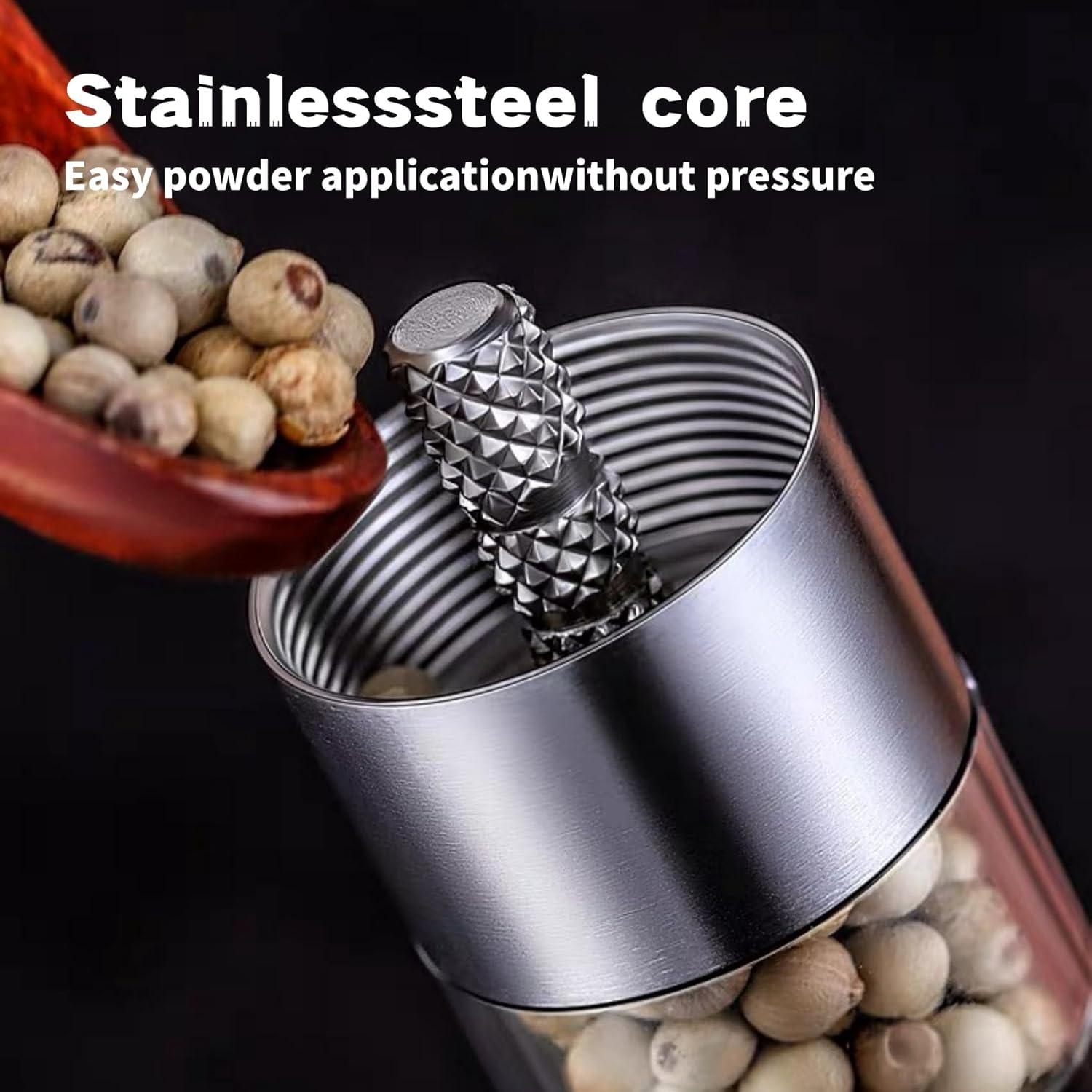 Molino de Pimienta Manual Genérico Acero Inoxidable 15 cm