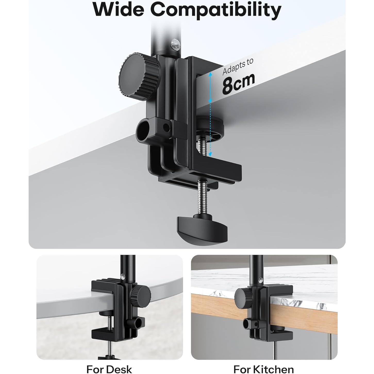 Soporte Ajustable para Tableta OMOTON 360° Compatible con iPad y Teléfonos