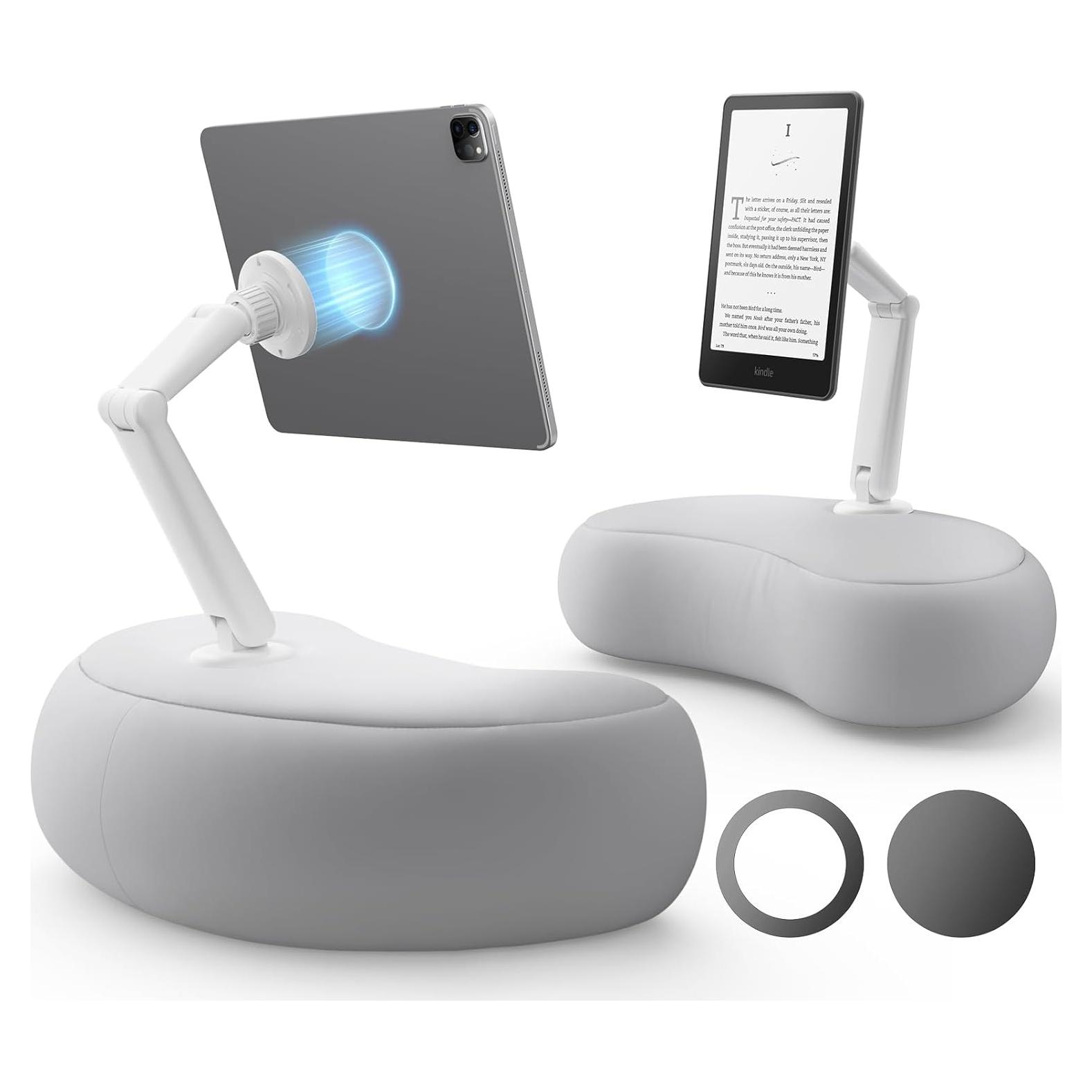 Soporte de Almohada SAIJI para Tabletas y Kindle - Ergonómico 360°