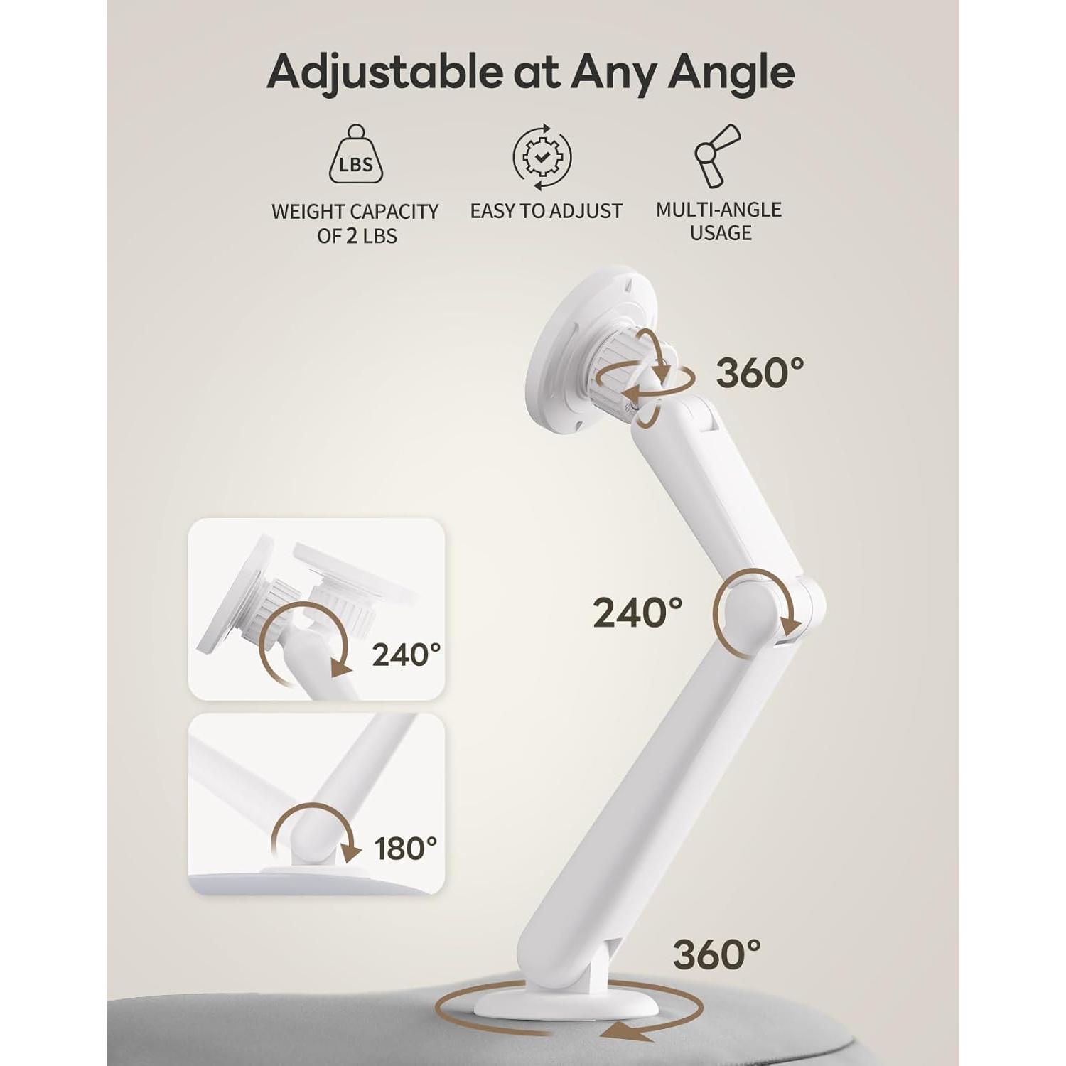 Soporte de Almohada SAIJI para Tabletas y Kindle - Ergonómico 360°