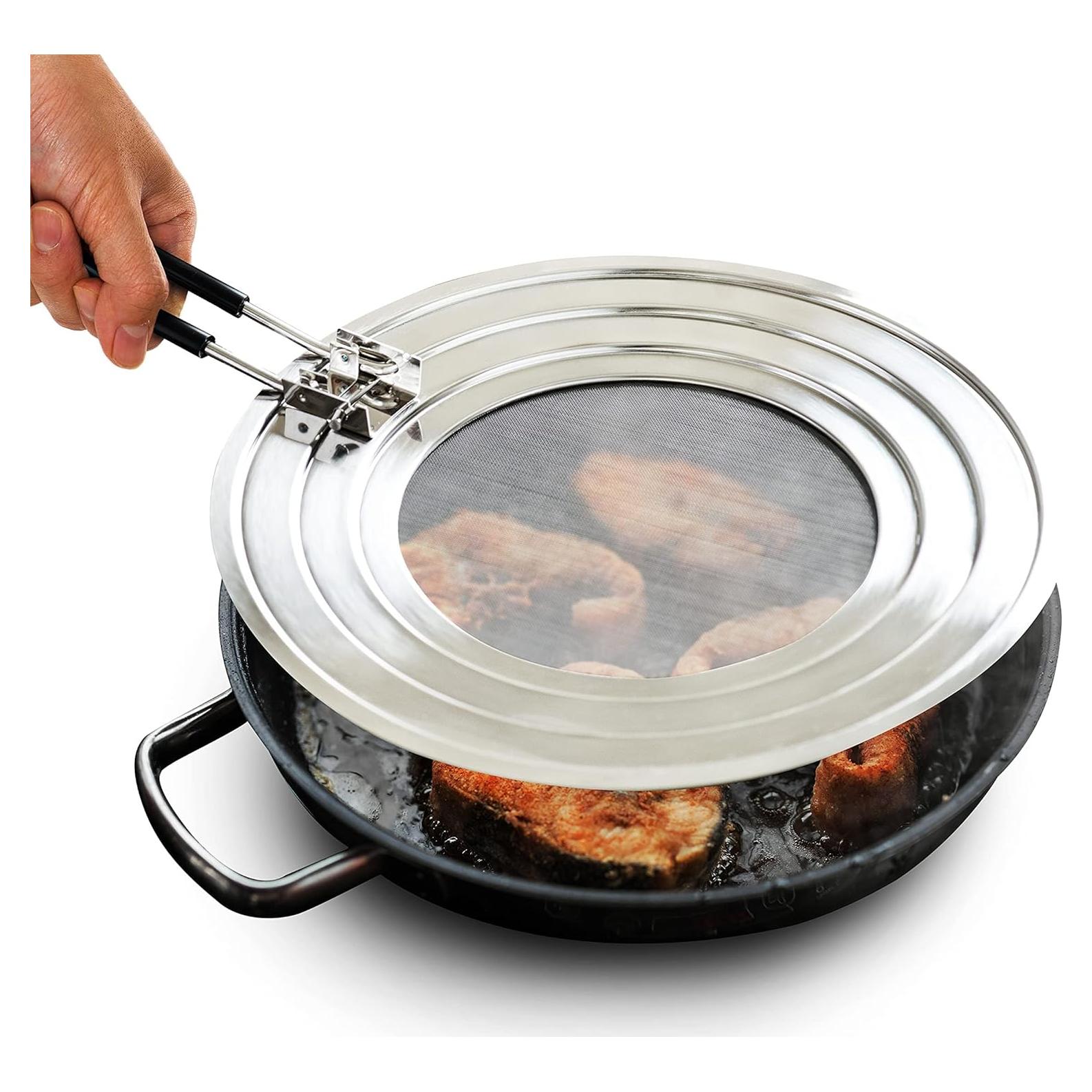 Pantalla de Salpicaduras FOXEL 29.85 cm Acero Inoxidable Plegable