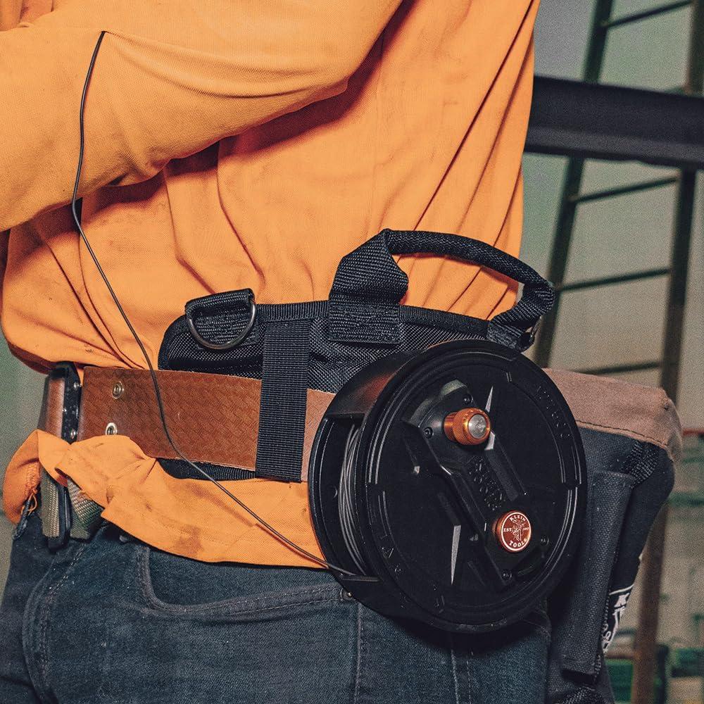 Carrete de Alambre de Atar Klein Tools 27500, Cierre Rápido, Aluminio Ligero