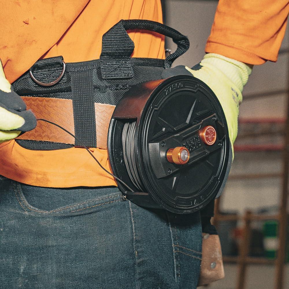 Carrete de Alambre de Atar Klein Tools 27500, Cierre Rápido, Aluminio Ligero