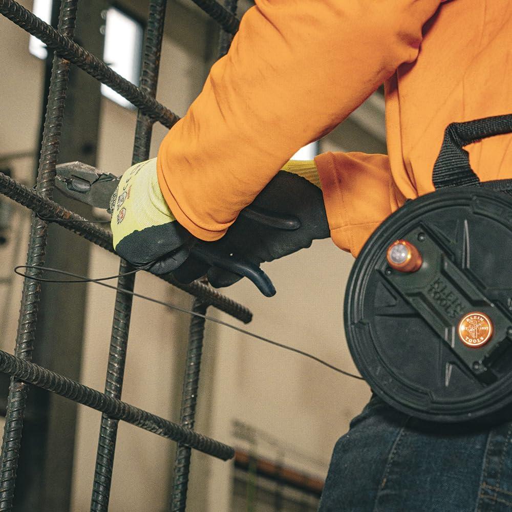 Carrete de Alambre de Atar Klein Tools 27500, Cierre Rápido, Aluminio Ligero