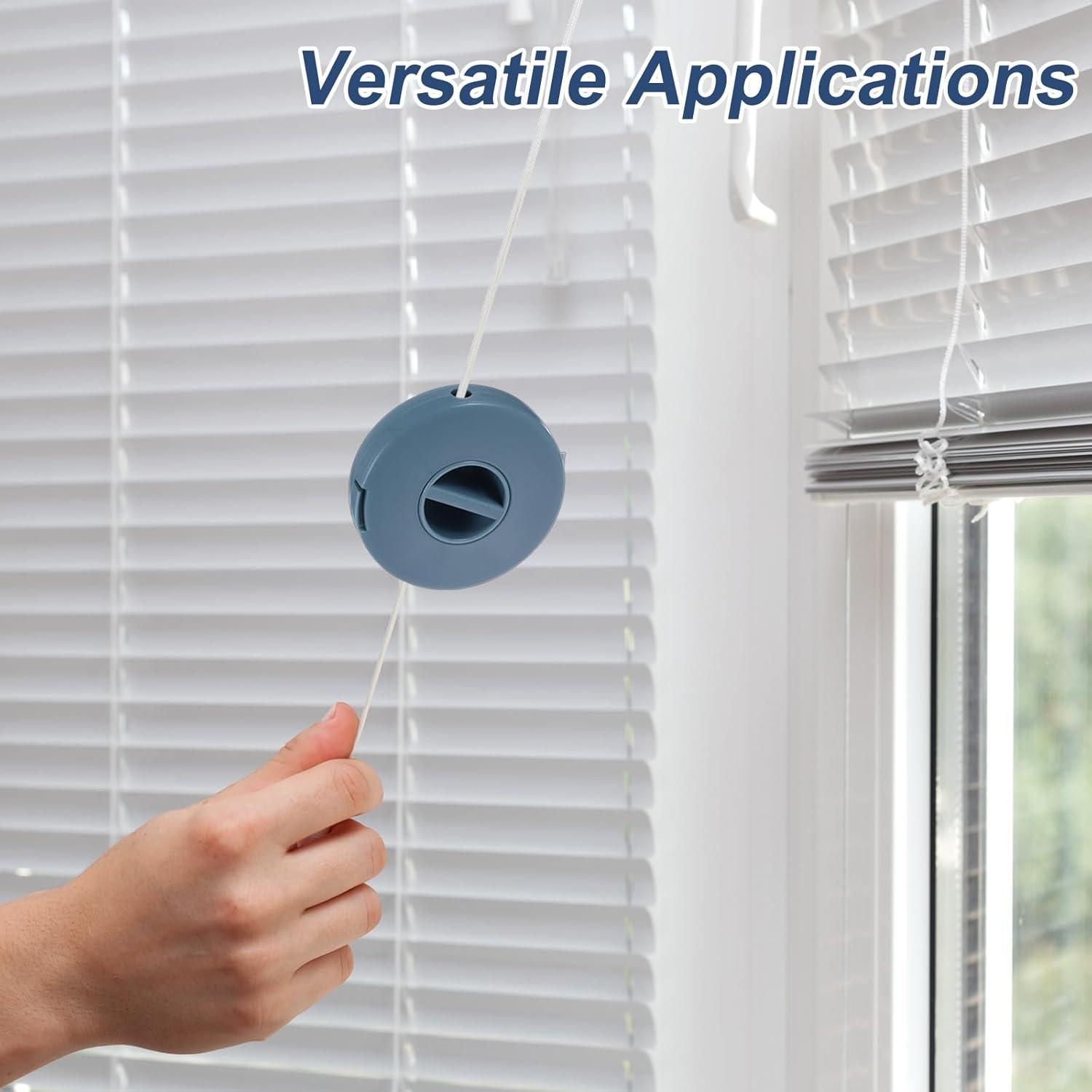 Enrollador de Cuerda Ciega uxcell - 8 Piezas de Plástico Transparente