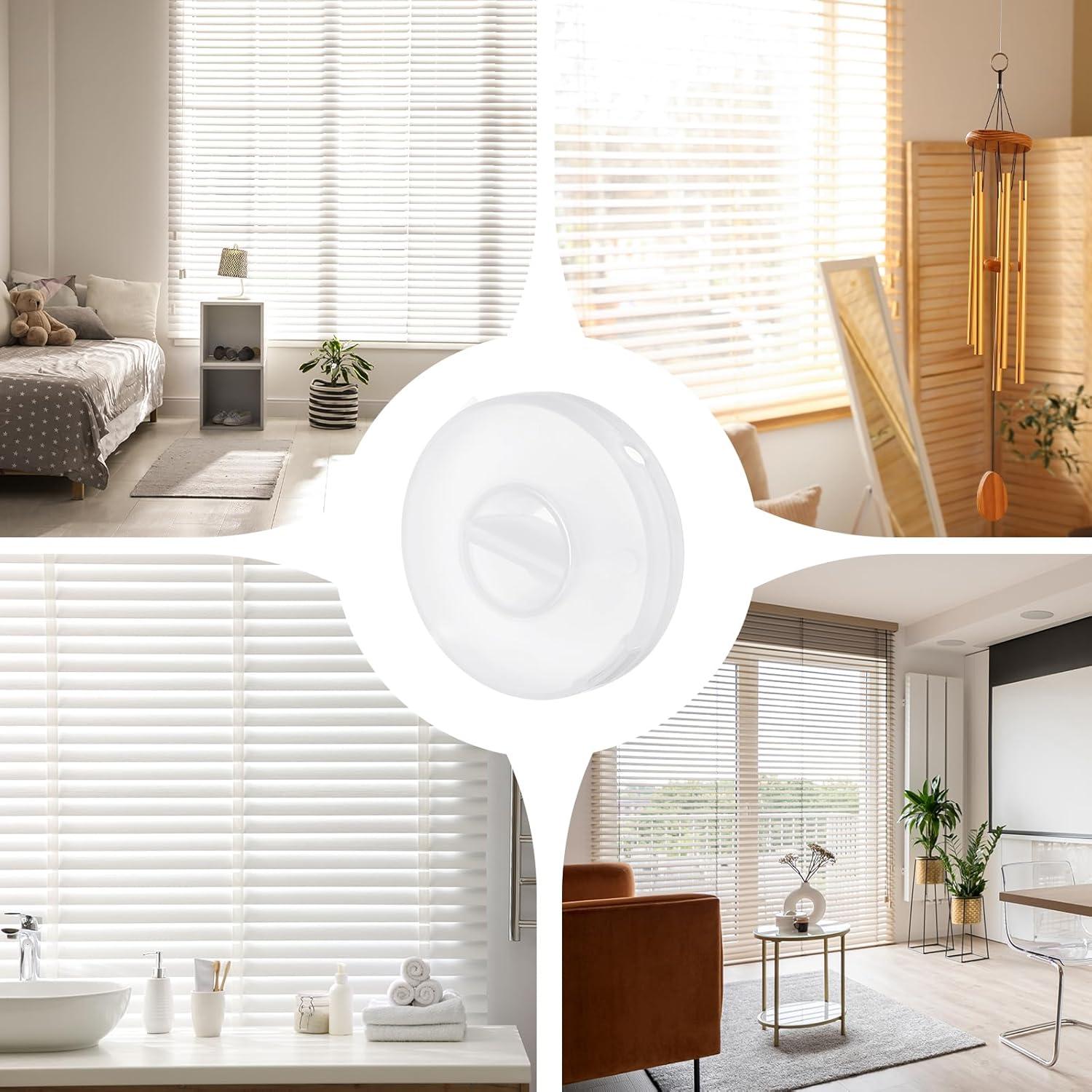 Enrollador de Cuerda Ciega uxcell - 8 Piezas de Plástico Transparente