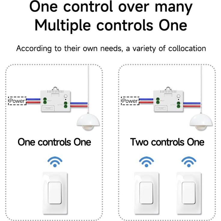 Interruptor de Luz Inalámbrico Autopropulsado Cerhot 12070V301