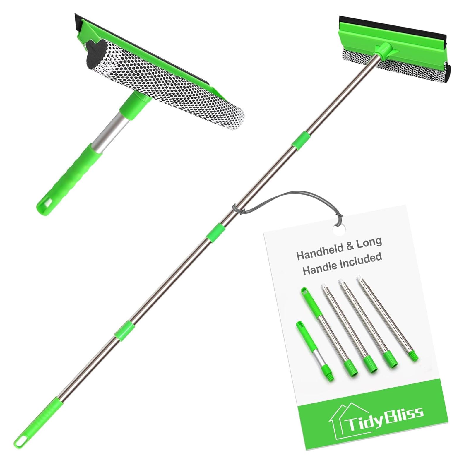 Limpiaparabrisas Profesional TidyBliss 142 cm con Esponja Verde