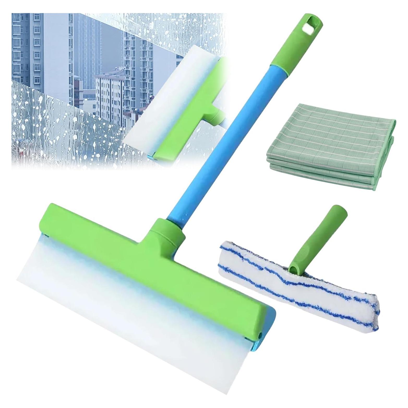 Kit Limpiaparabrisas Silicona Ecológica Genérico - 3 Trapos