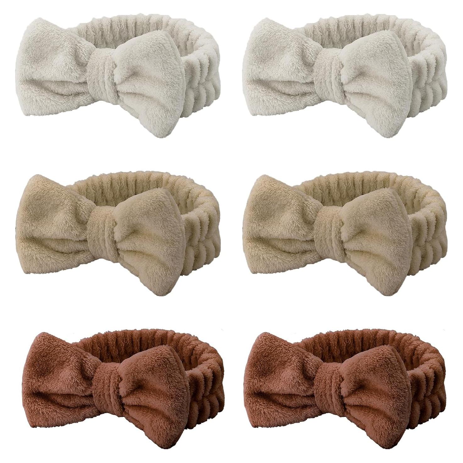 Diademas de Spa Casoty 6 Pcs Microfibra Suave