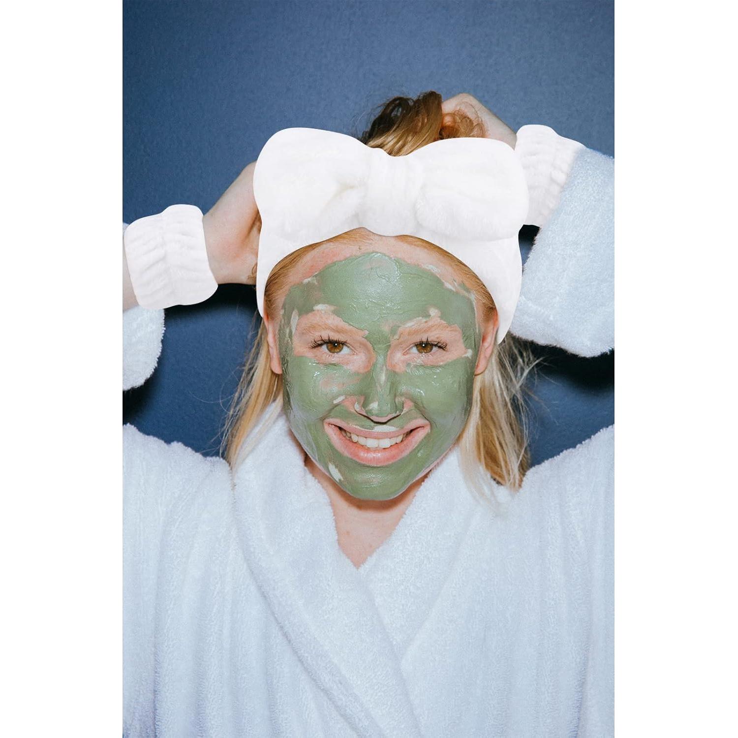 Juego de 8 Diademas y Pulseras Microfibra Tihebax - Lavado Facial